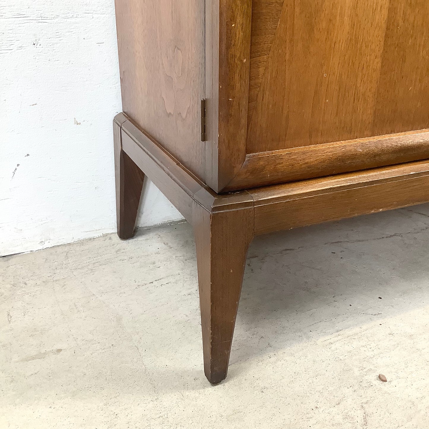 Mid-Century Credenza With Display Topper