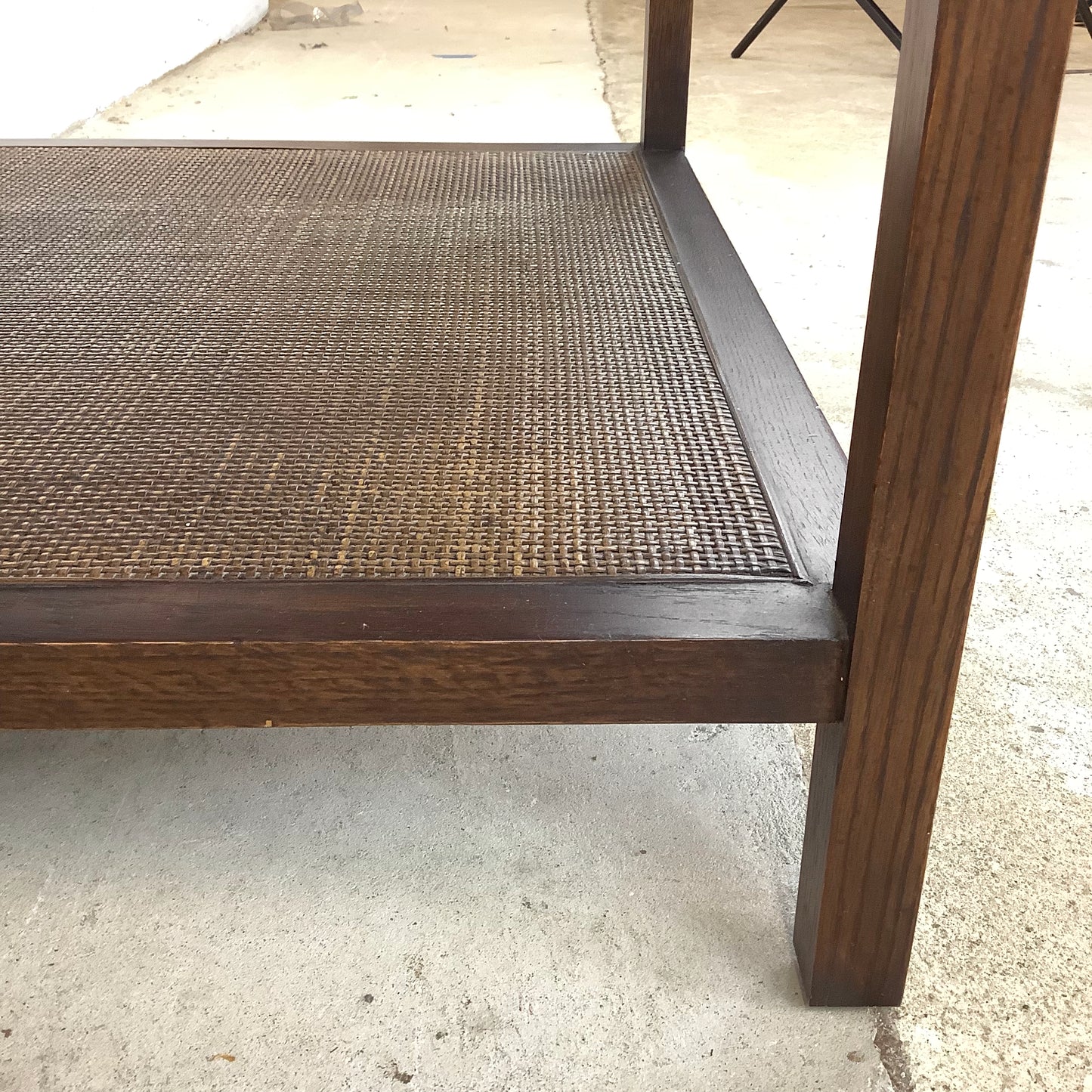 Mid-Century Modern Side Table with Drawer