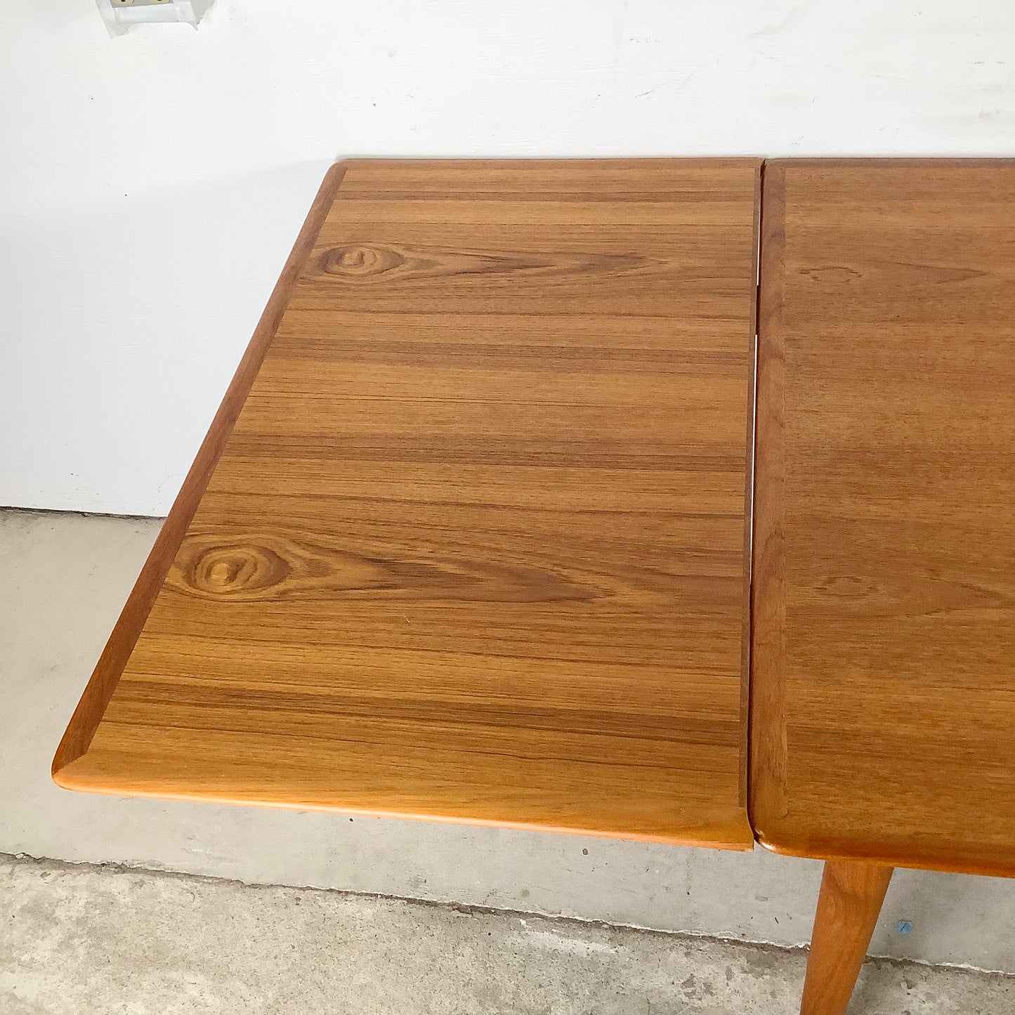 Mid-Century Danish Teak Dining Table with Draw Leaves by Skovmand & Andersen for Moreddi