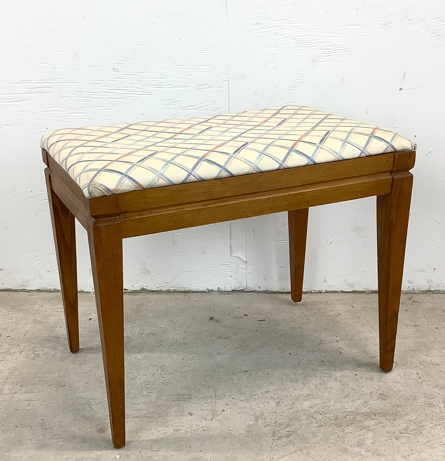 Mid-Century Vanity Stool or Piano Bench