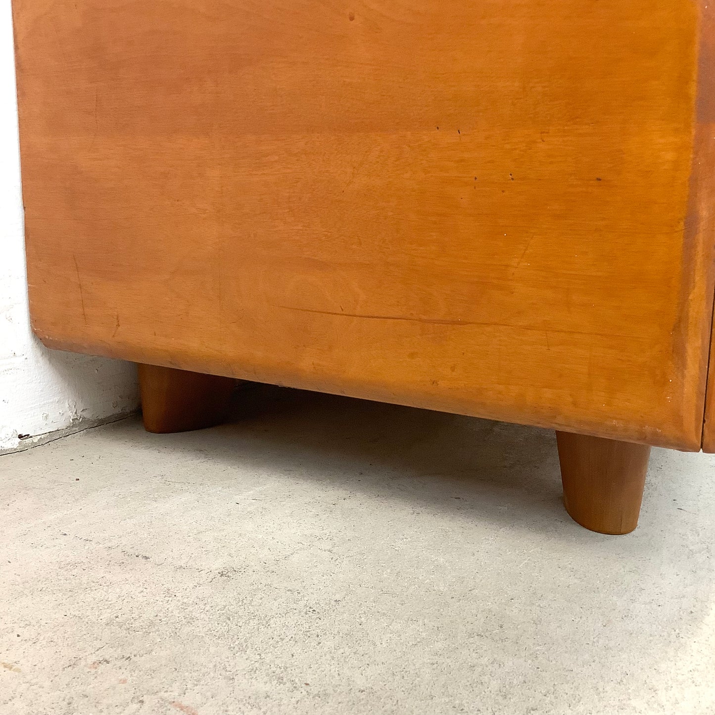 Vintage Three Drawer Bedside Dresser by Heywood Wakefield