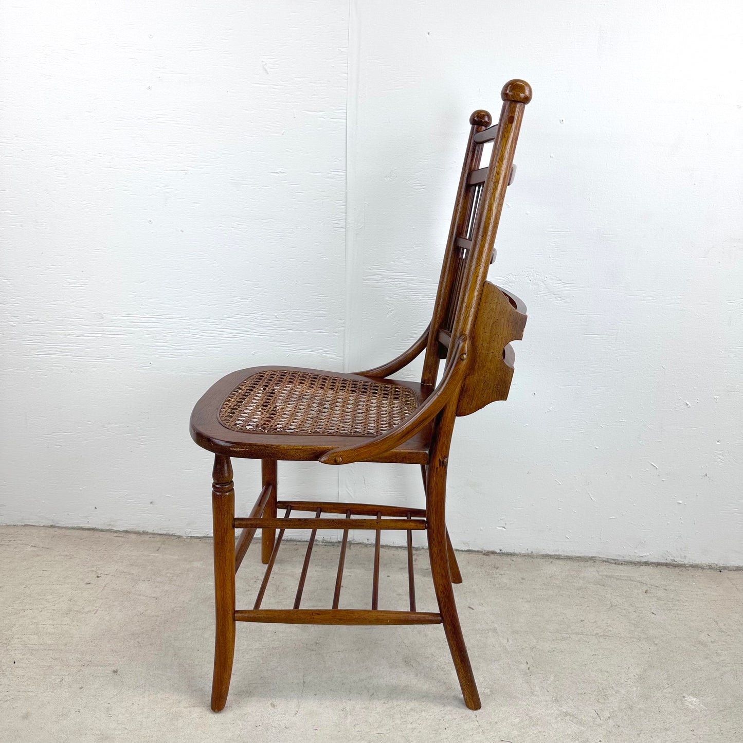 Vintage Cane Seat Dining Chair