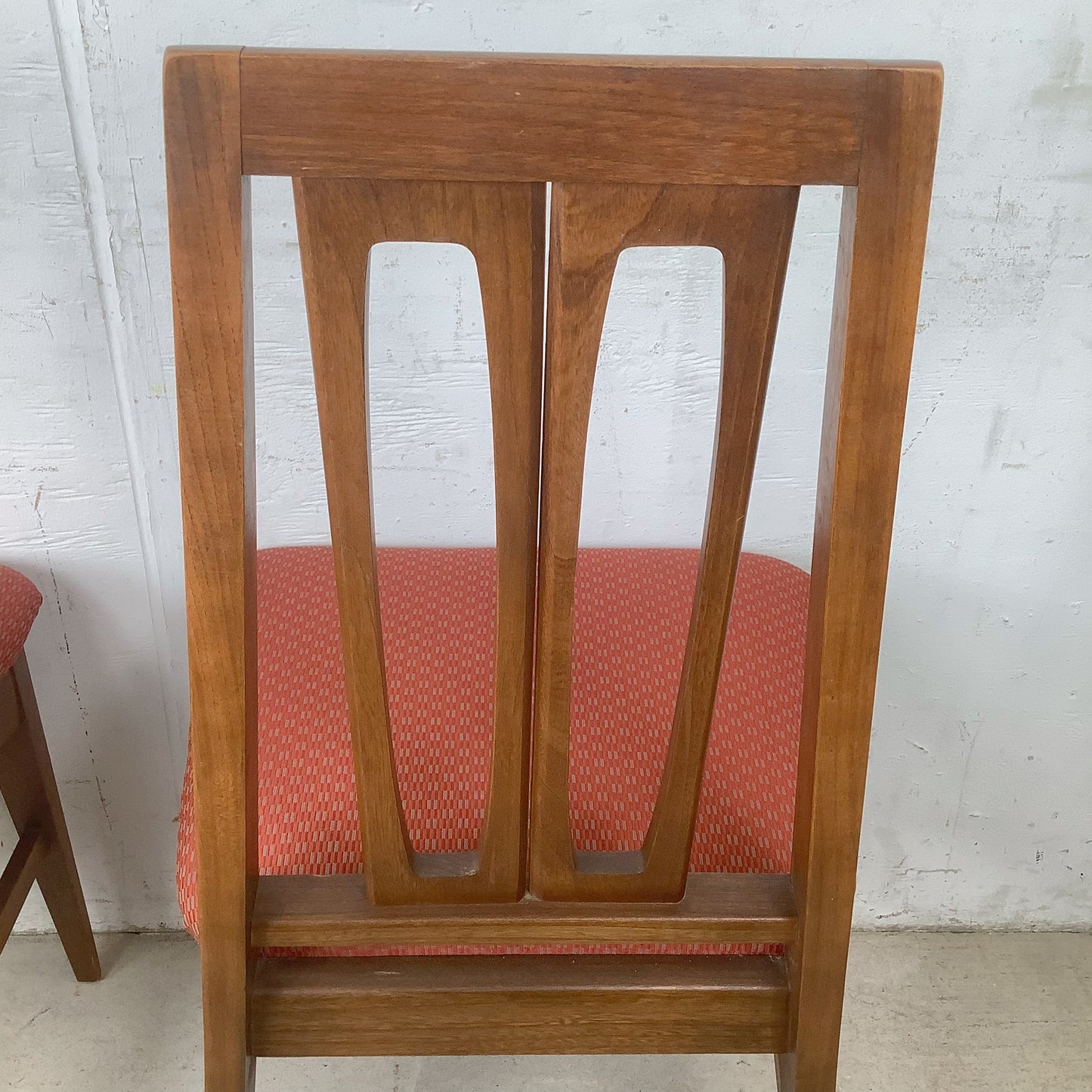 Young Manufacturing attr. Walnut High-Back Dining Chairs — A Set of Six MCM Chairs