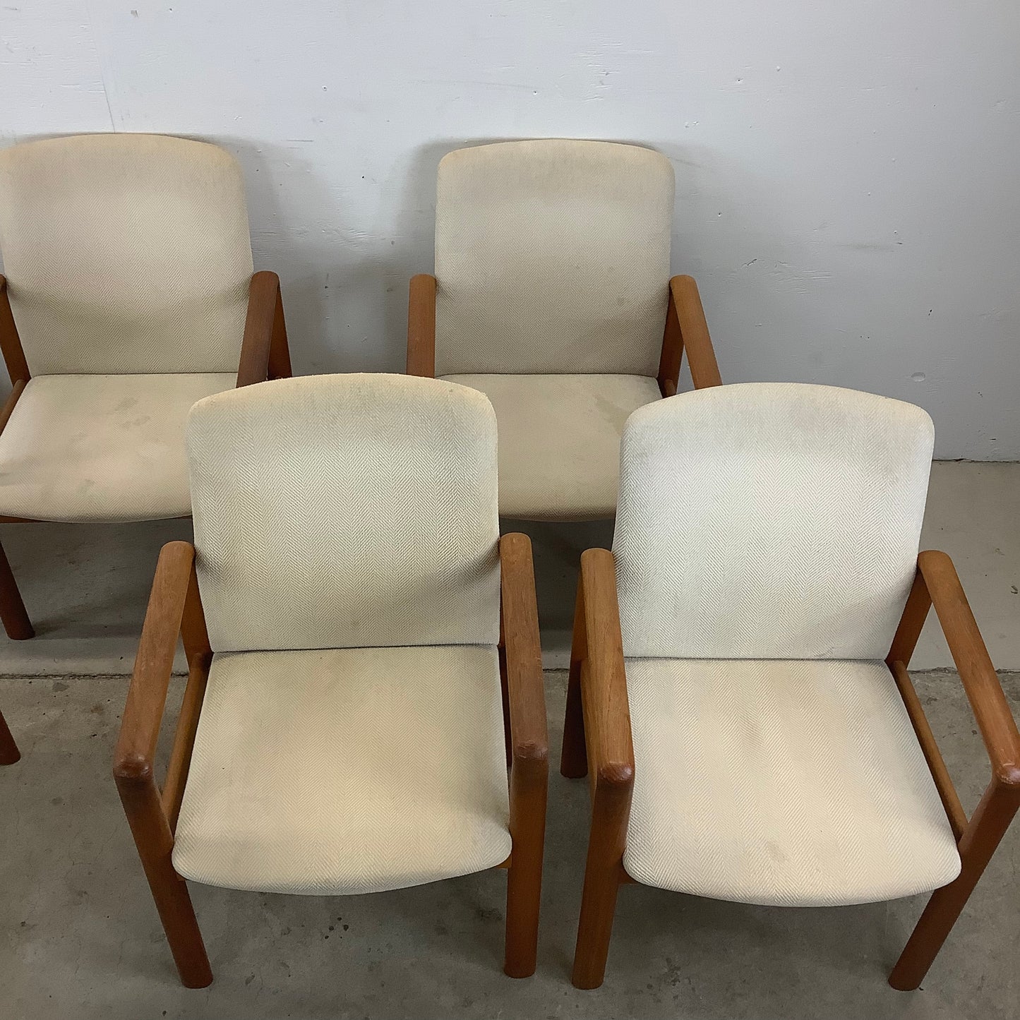 Scandinavian Modern Teak Armchairs by Jesper- set of 8