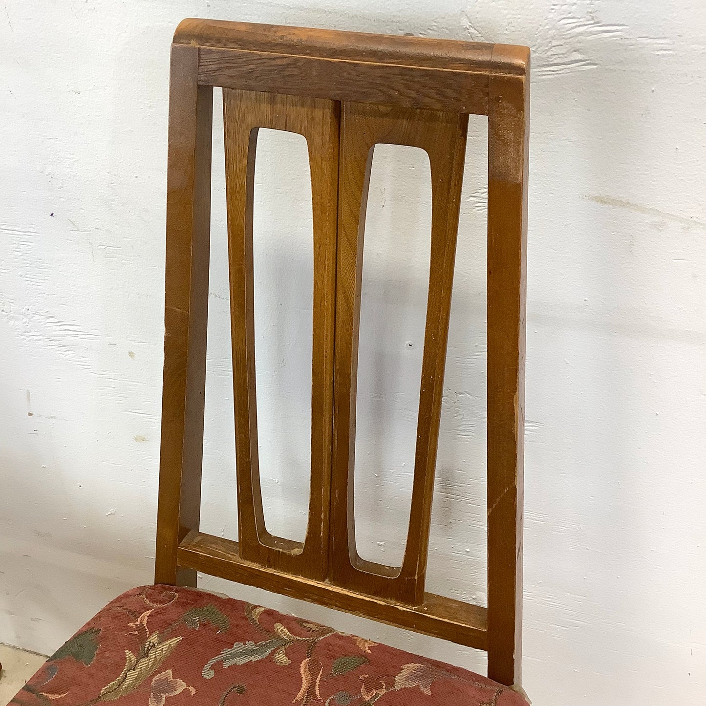 Young Manufacturing attributed Walnut Dining Chairs — A Set of Six
