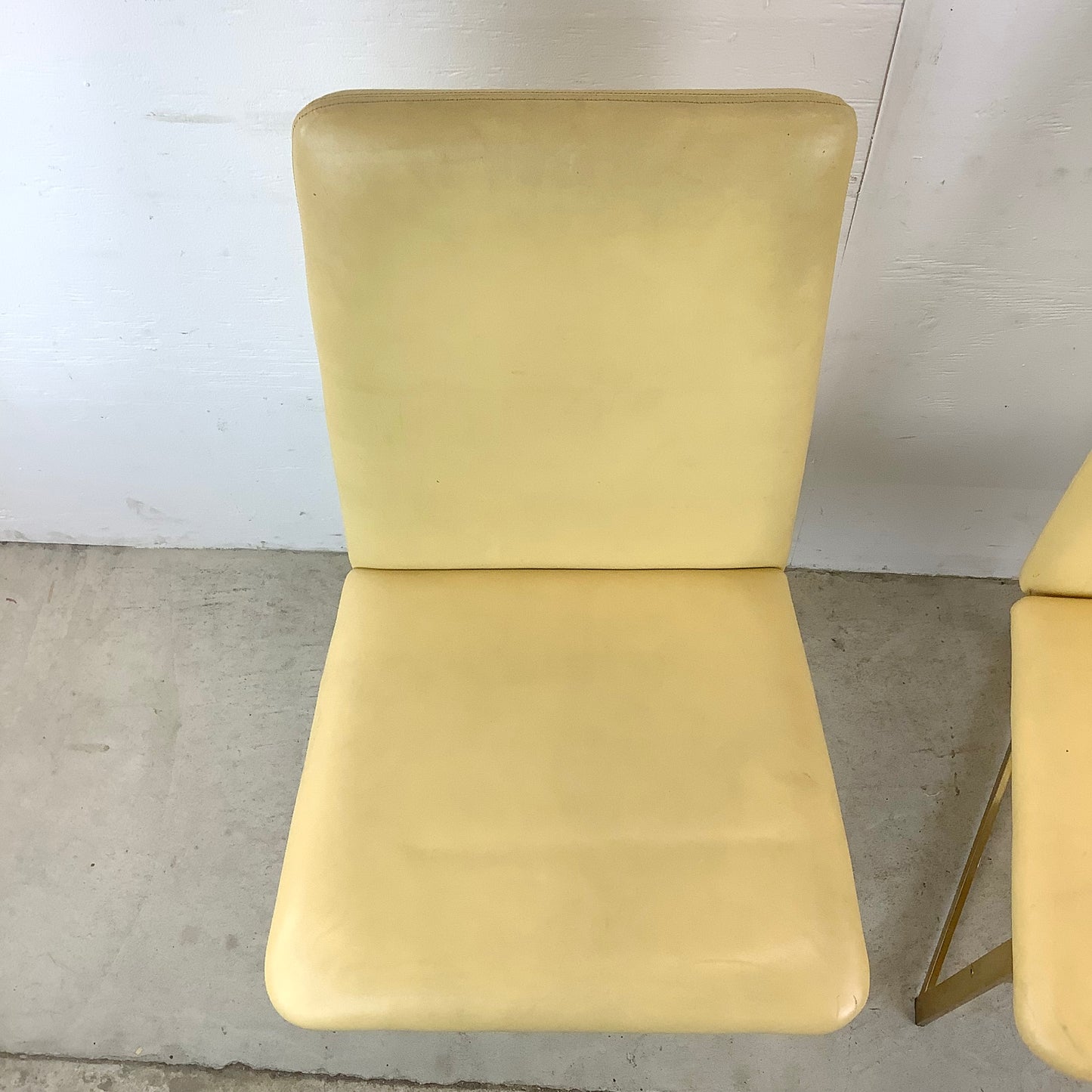 Pair Modern Highback Dining Chairs