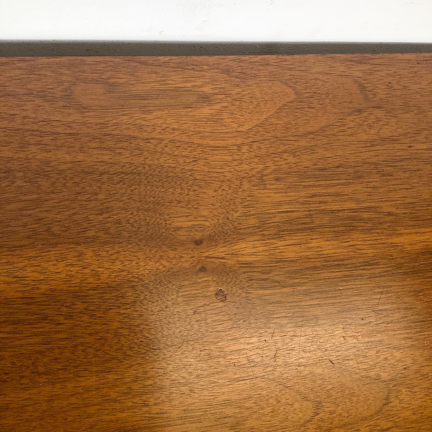 Mid-Century Modern Walnut Dresser and Mirror Set