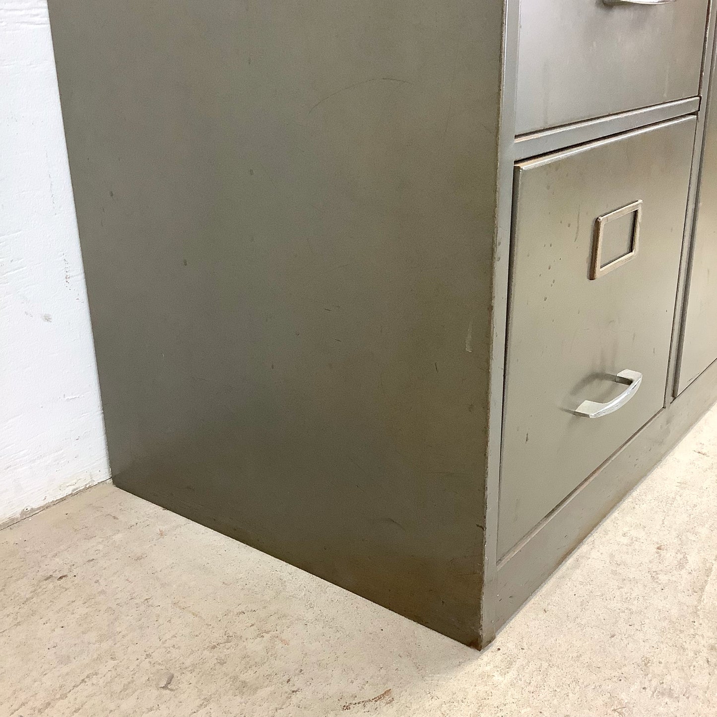 Vintage Industrial Filing Cabinet by Cole
