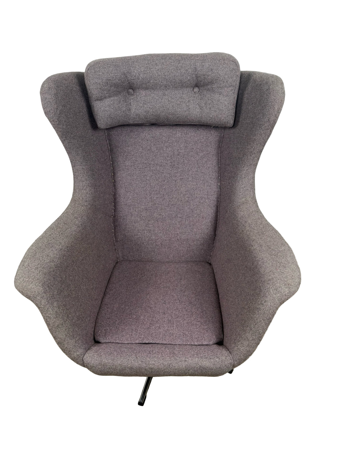 Modern Mid-Century Style Wingback Swivel Lounge Chair