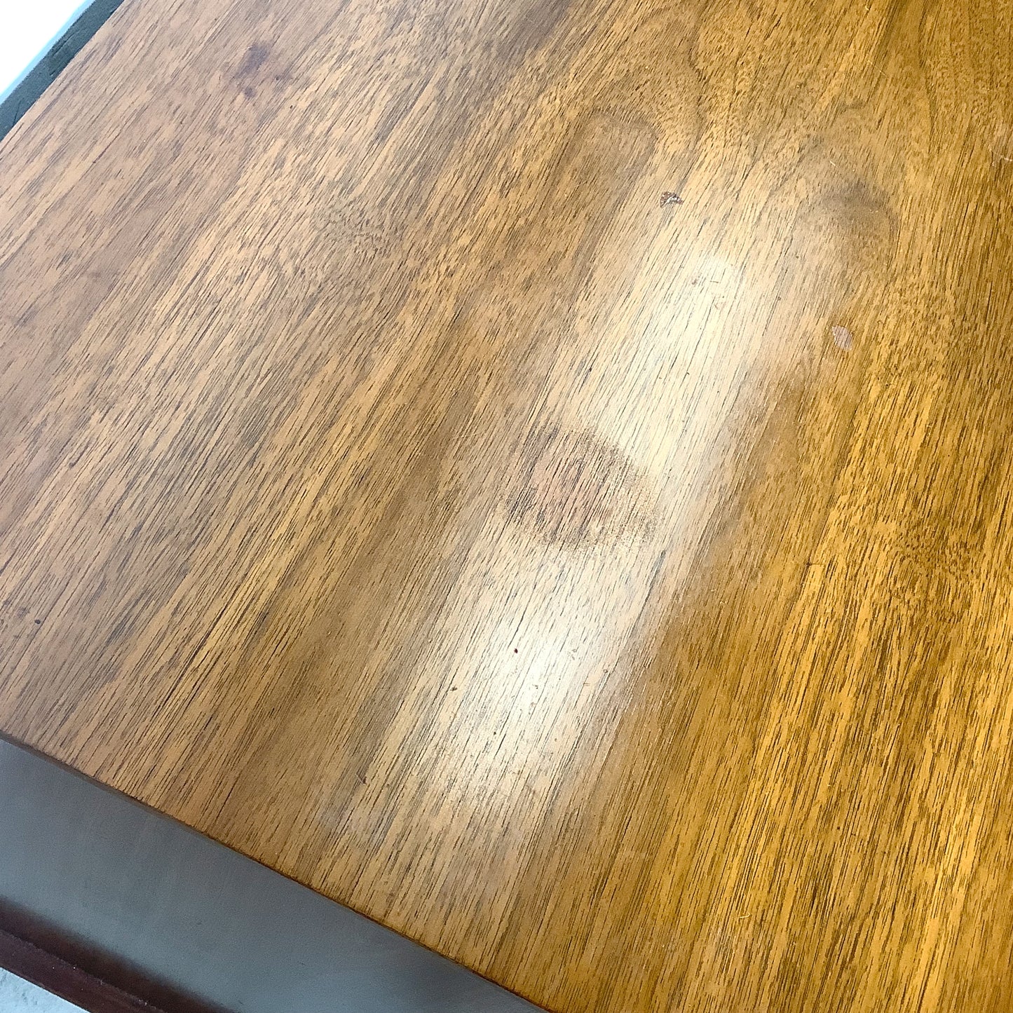 Mid-Century Modern Walnut Dresser and Mirror Set