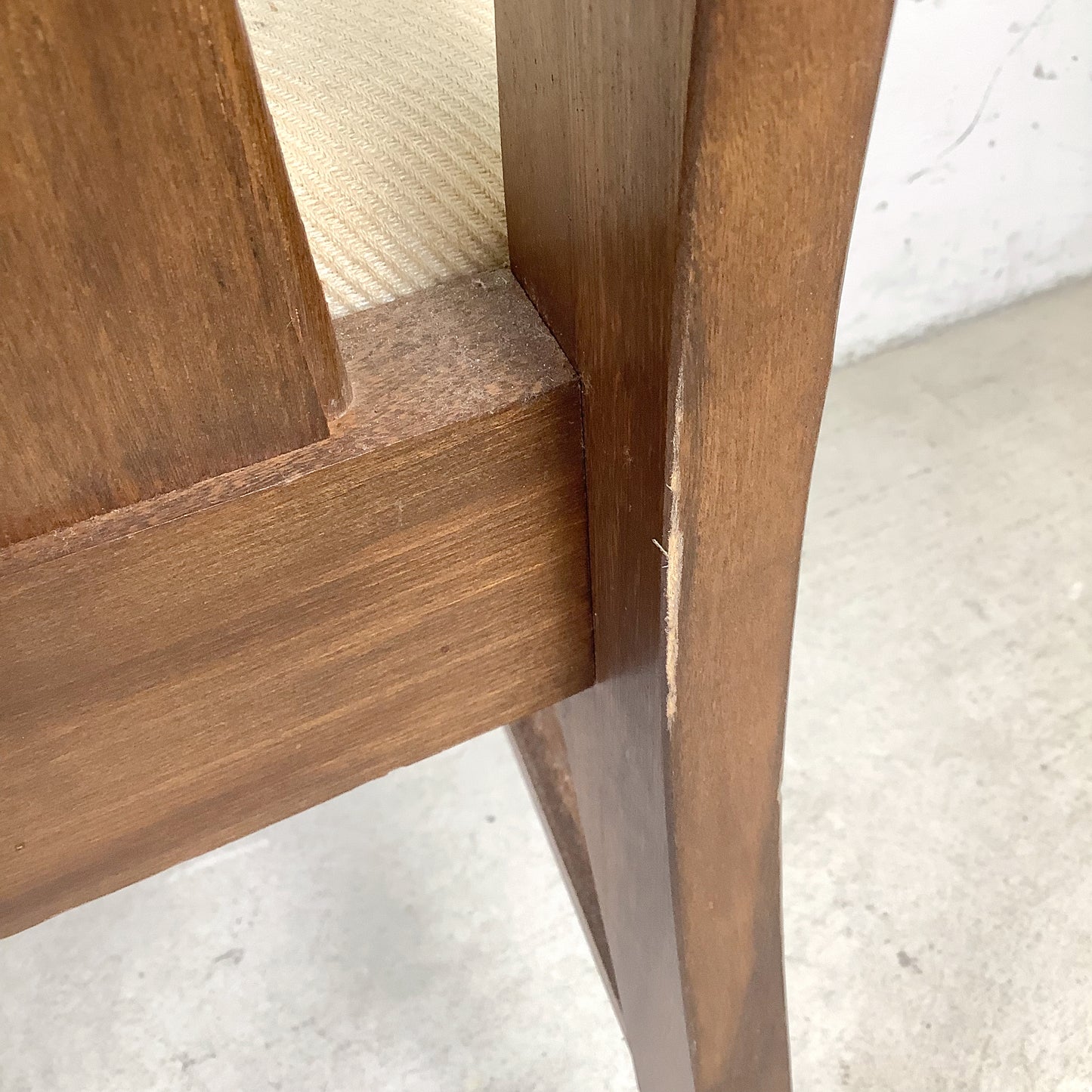 Set of Six Mid-Century Walnut Dining Chairs