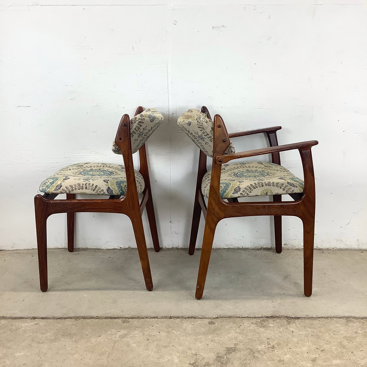 Scandinavian Modern Rosewood Dining Chairs- Set of 4