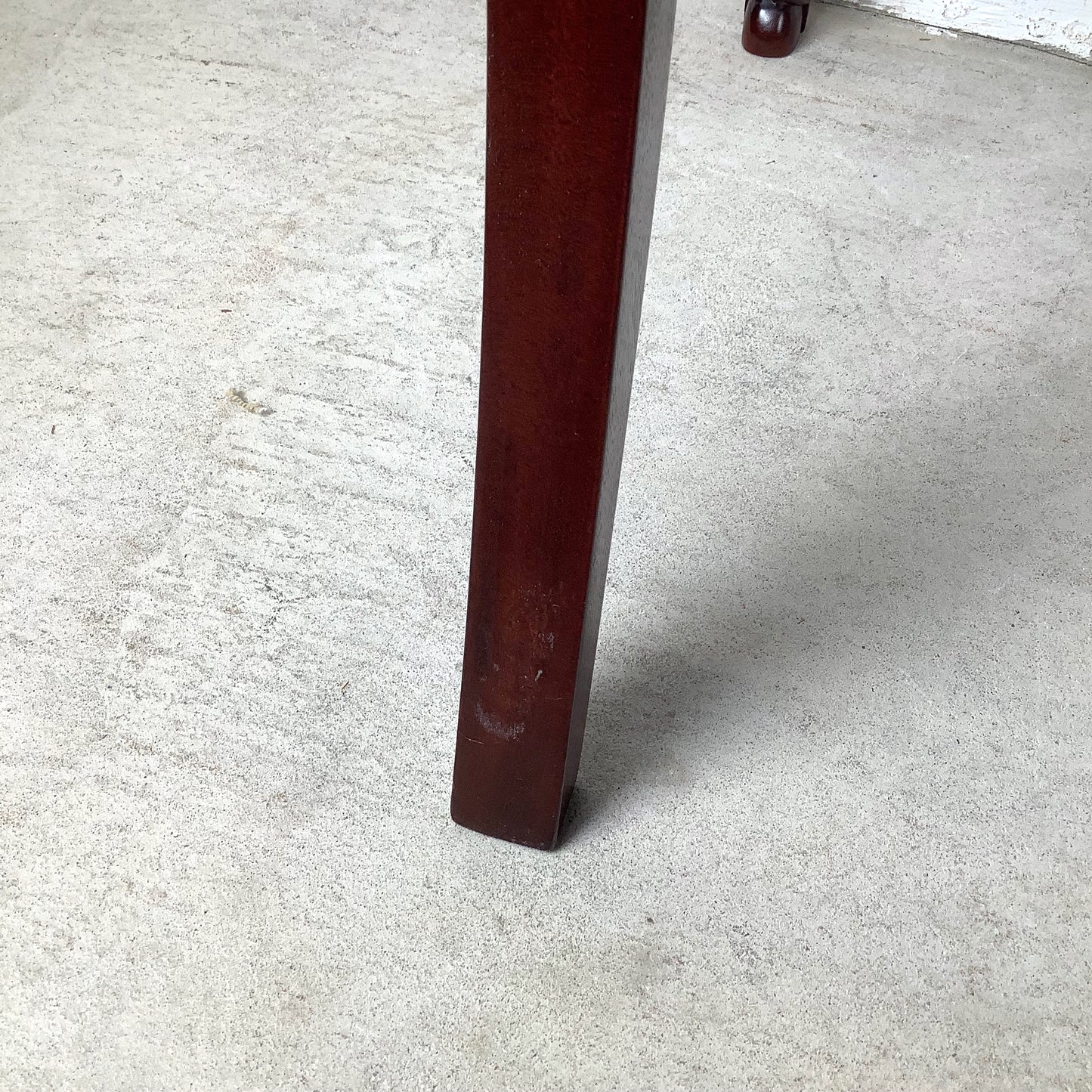 Dual Lyre-Back Mahogany Settee- Federal Revival Bench