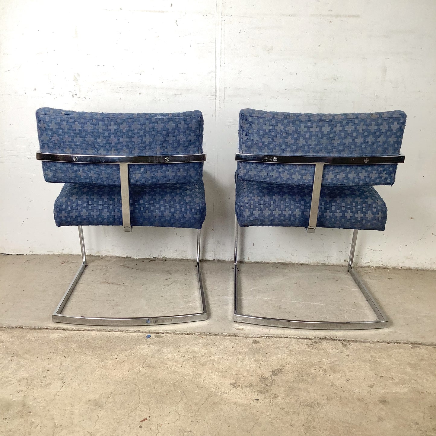 Brno Flat Bar Chrome Cantilever Armchairs | Pair | 1970s–80s