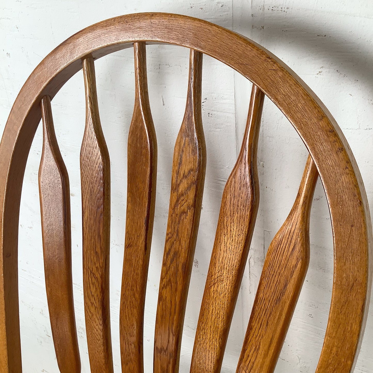 Vintage Scandinavian Modern Teak Swivel Desk Chair