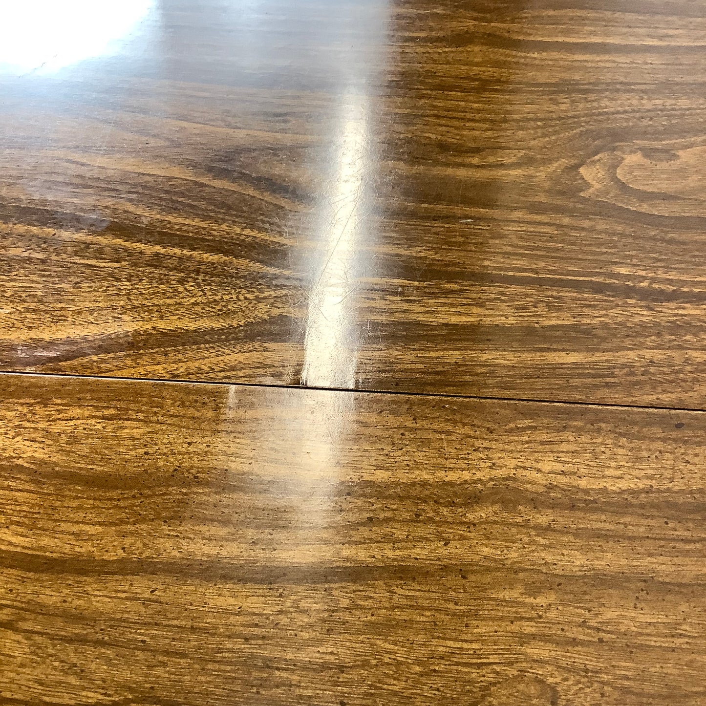 Mid-Century Walnut Finish Dining Table