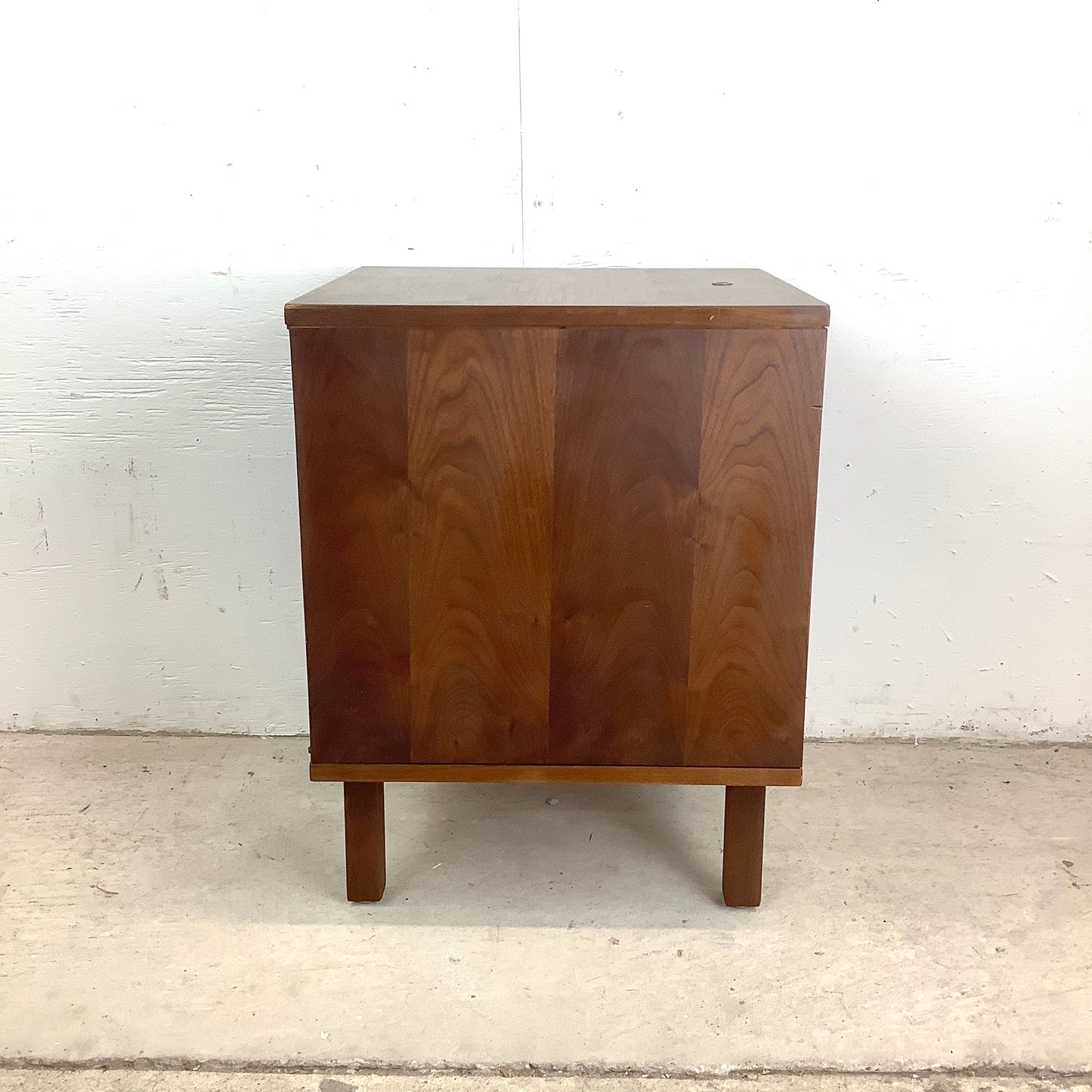 Mid-Century Teak Record Cabinet or Bedside Table