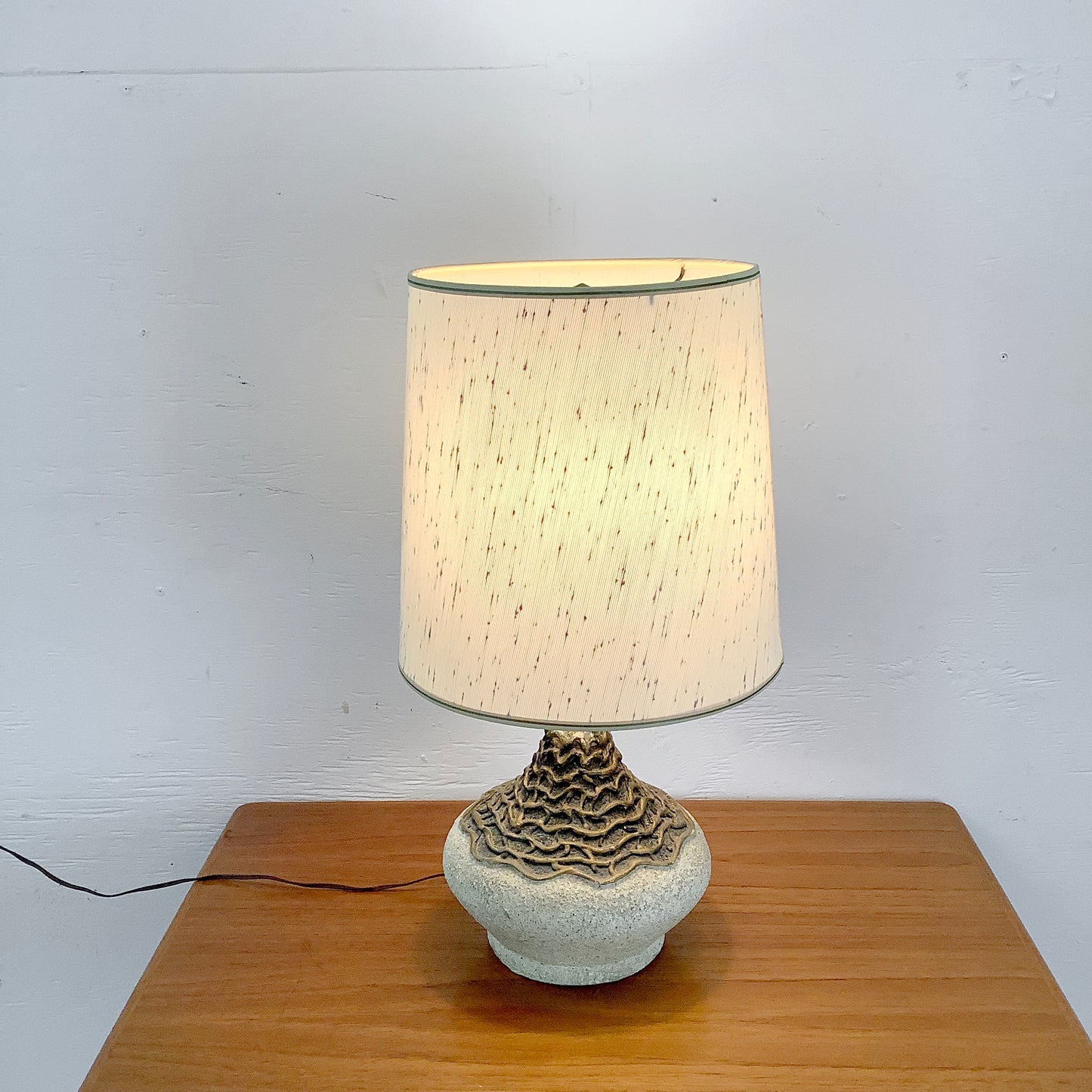 Danish Modern Studio Pottery Lamp – Sculptural Mid-Century Accent
