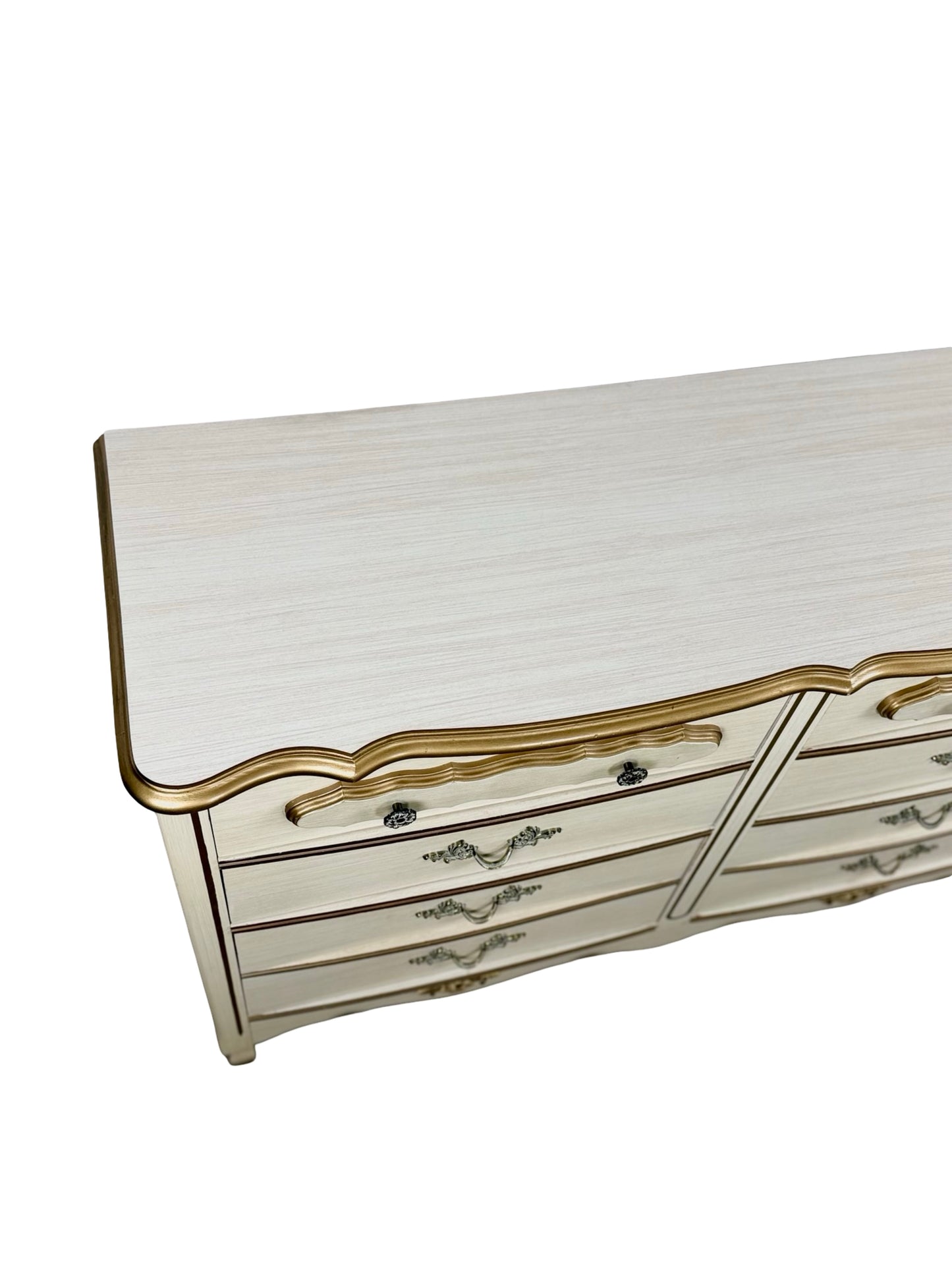 Vintage French Provincial Six-Drawer Dresser | Louis XV Revival