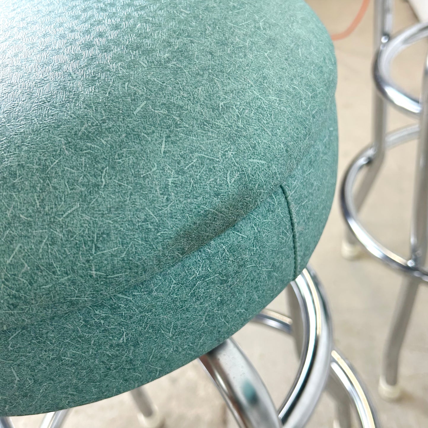 Vintage Swivel Barstools- Set of Six