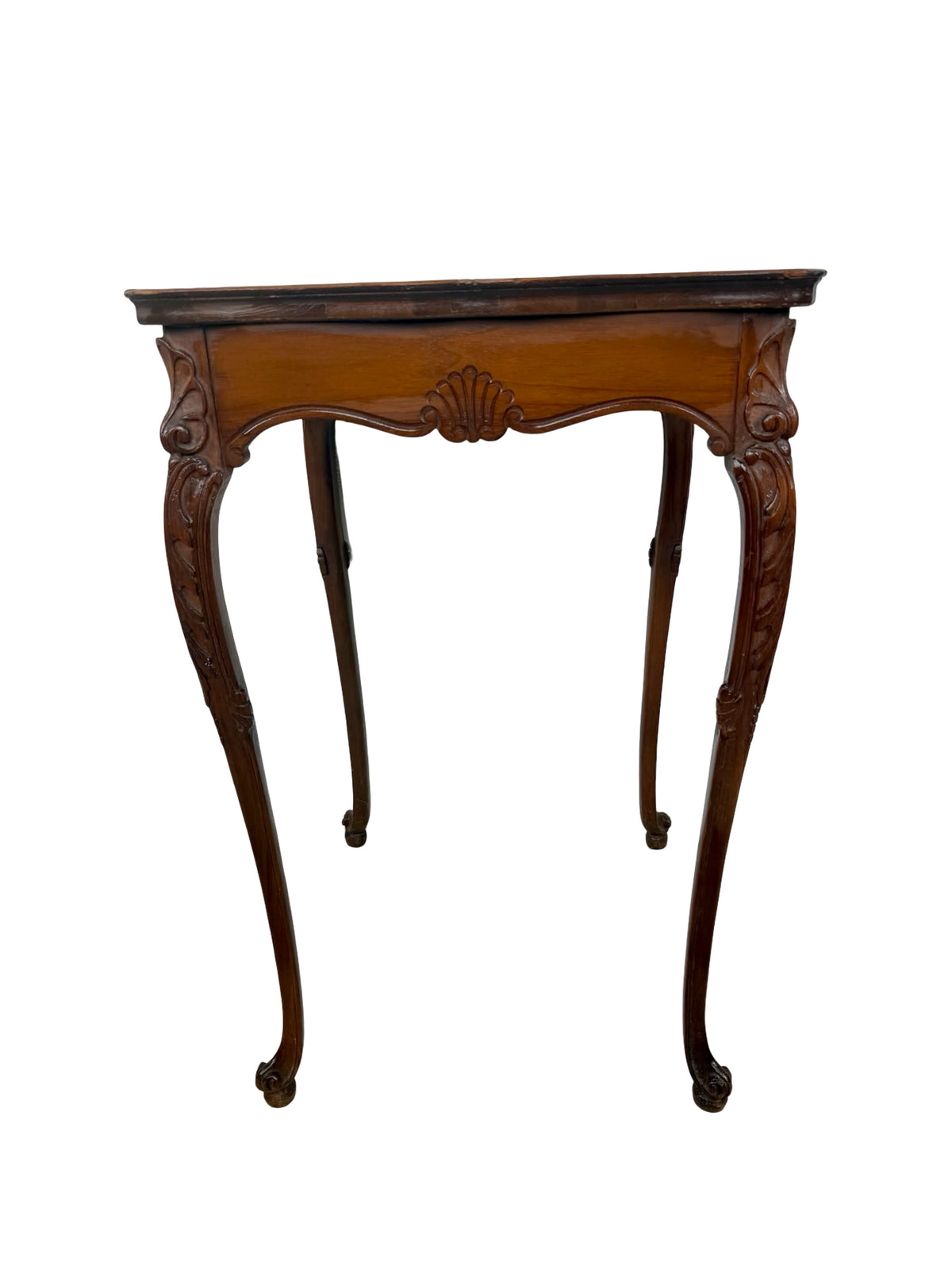 Vintage French Provincial Tall Square Occasional Table