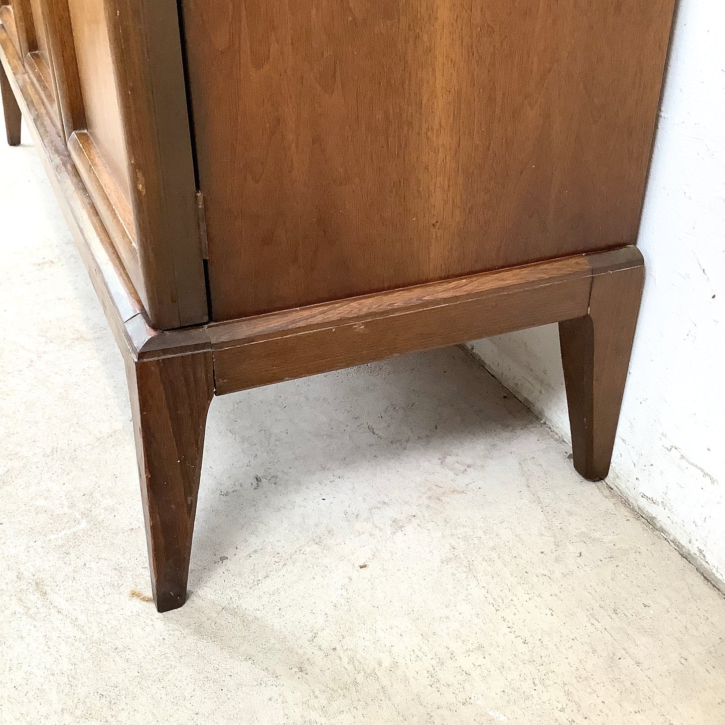 Mid-Century Credenza With Display Topper