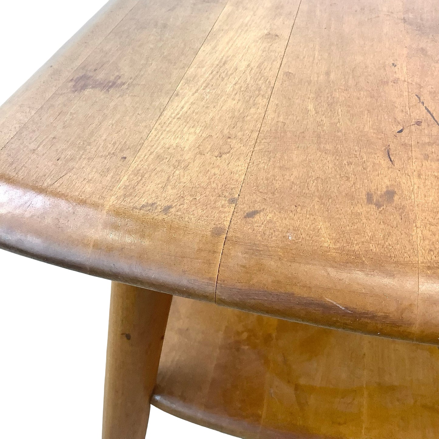 Mid Century Coffee Table | Blonde Wood Table | Heywood Wakefield Style
