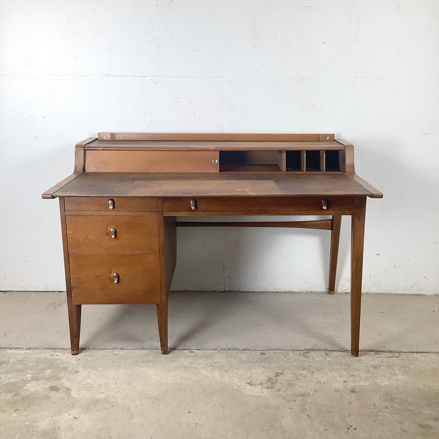 Mid-Century Modern Desk from Drexel’s Profile Line by John Van Koert