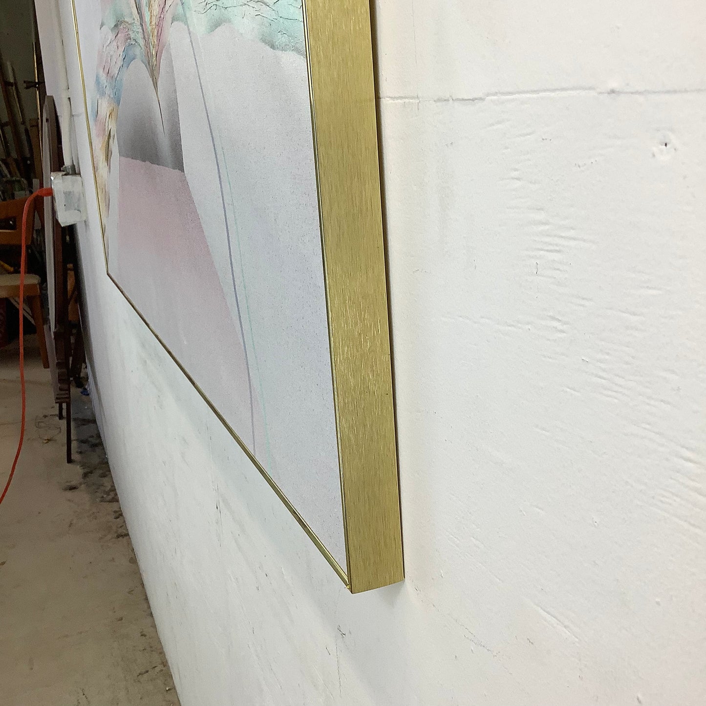 Large Vintage Abstract Wall Art- s. harrington
