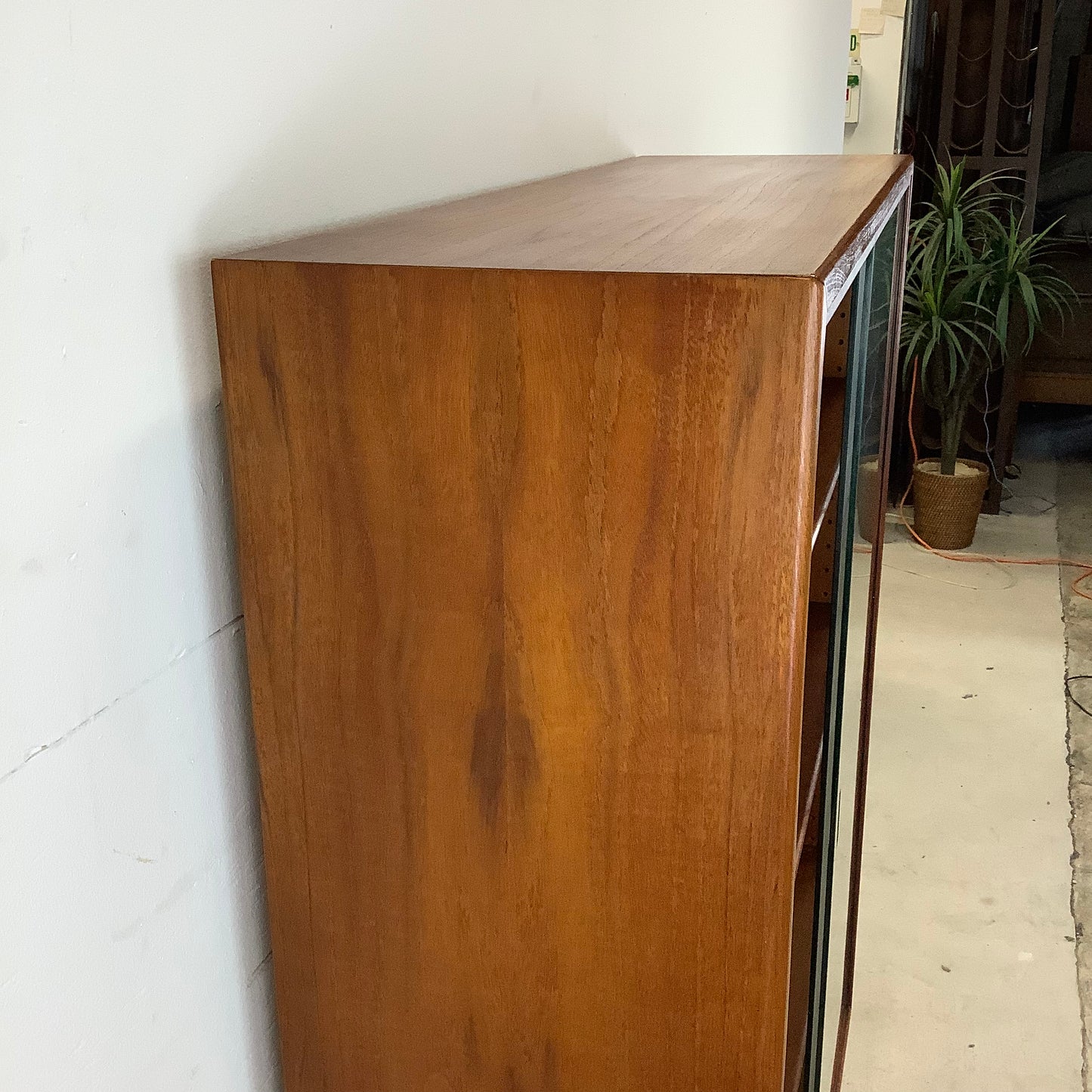 Scandinavian Modern Teak Bookcase by Børge Mogenson