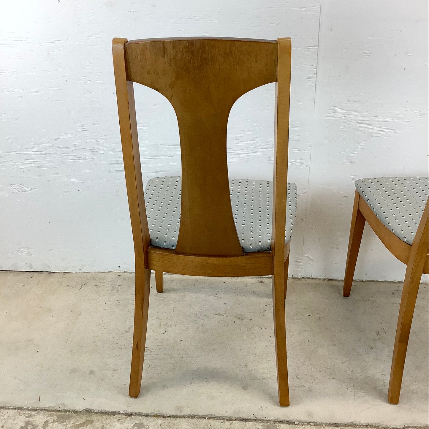 Mid-Century Brasilia Style Dining Chairs- Four