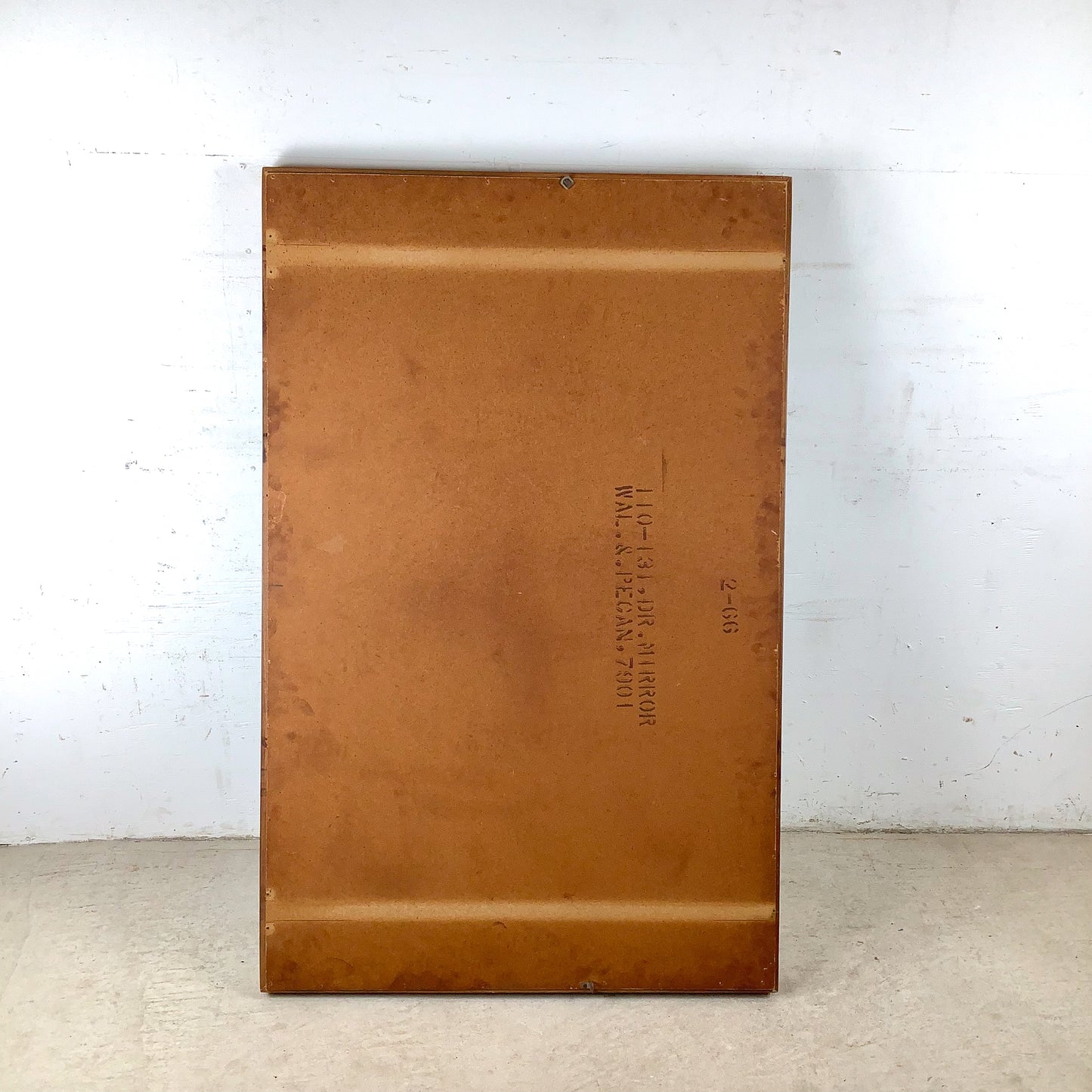 Large Mid-Century American Walnut & Pecan Mirror