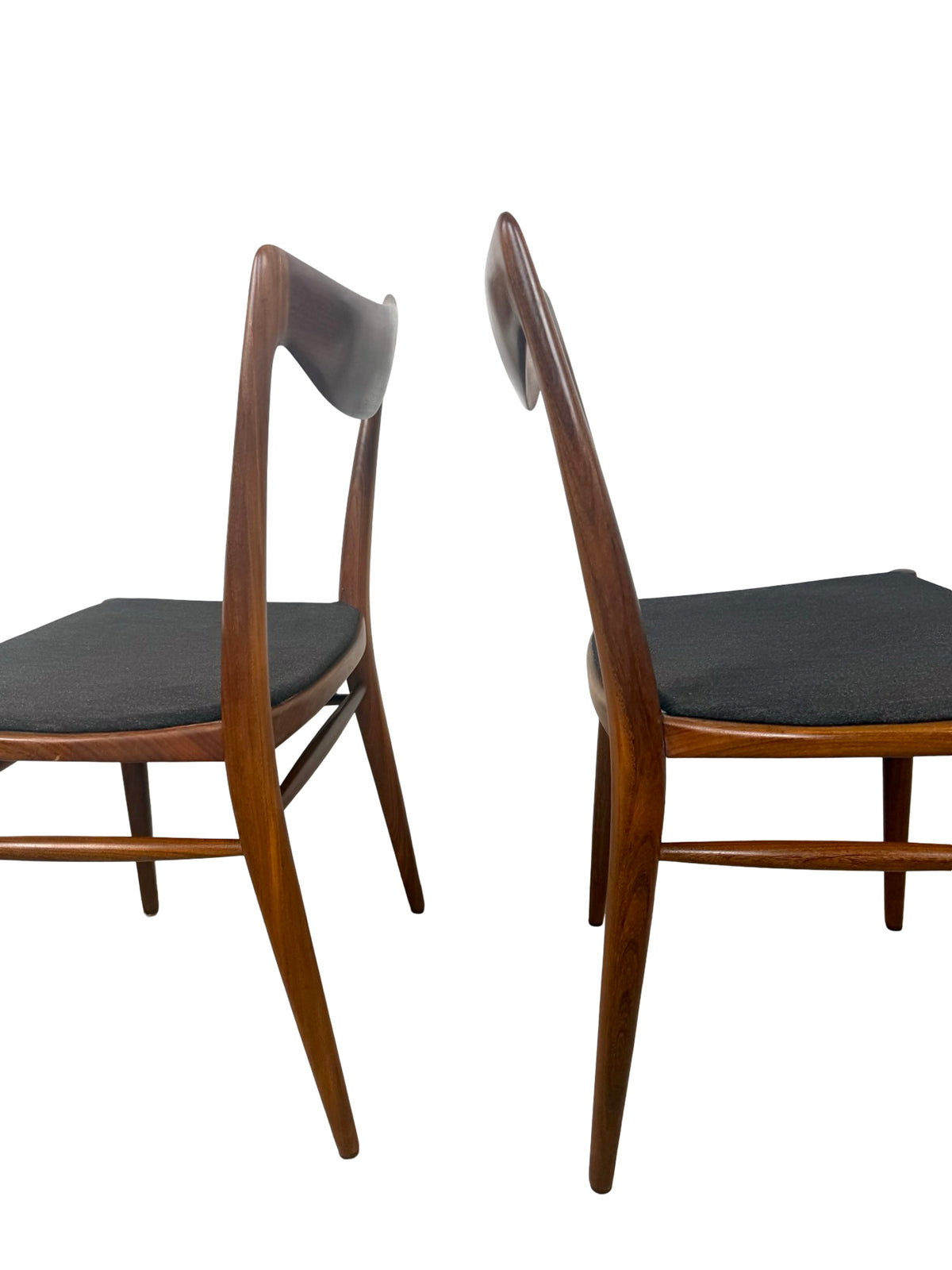 Vintage Norwegian Bambi Teak Dining Chairs by Rastad & Relling for Gustav Bahus – Set of 6