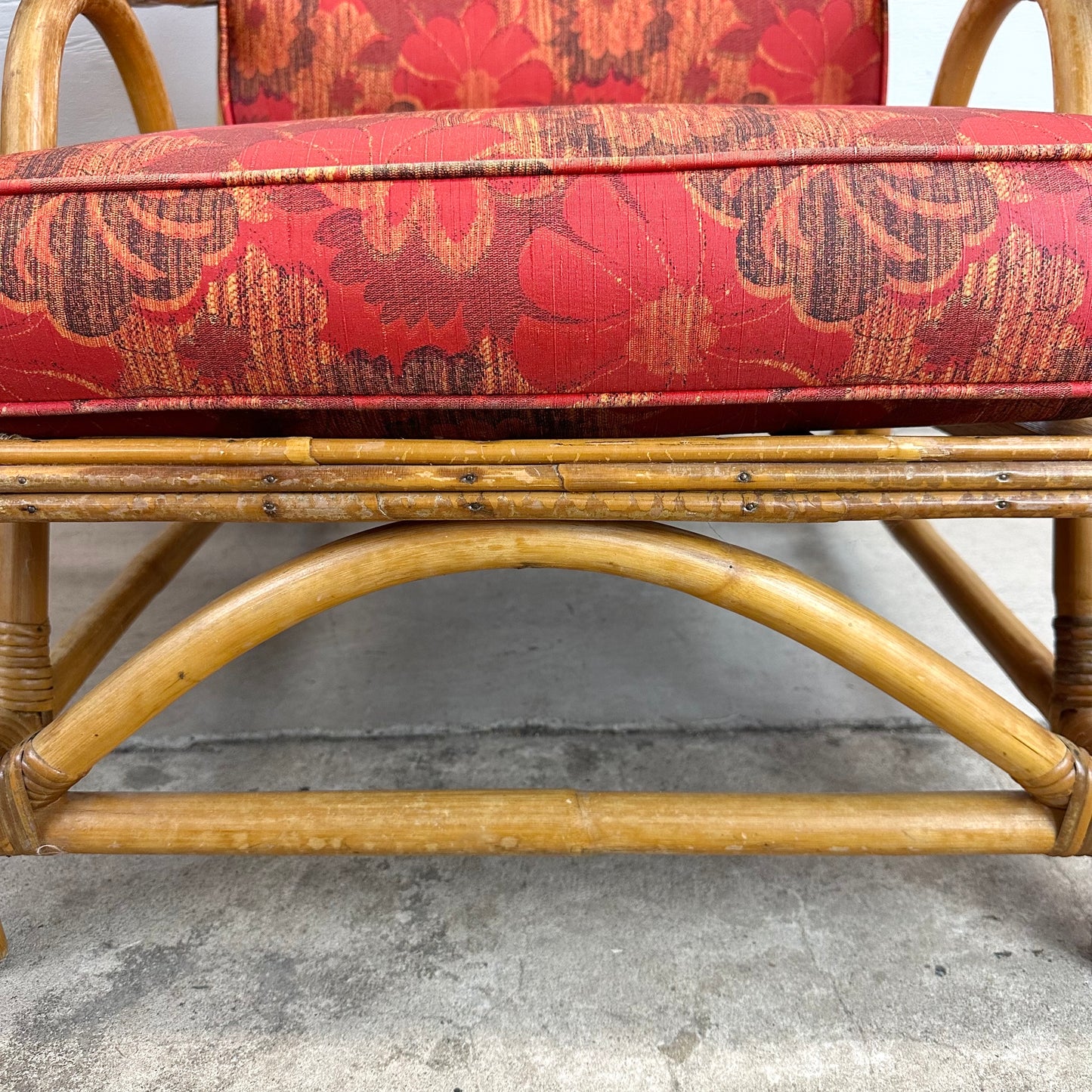 Vintage Bamboo Lounge Chairs- a Pair