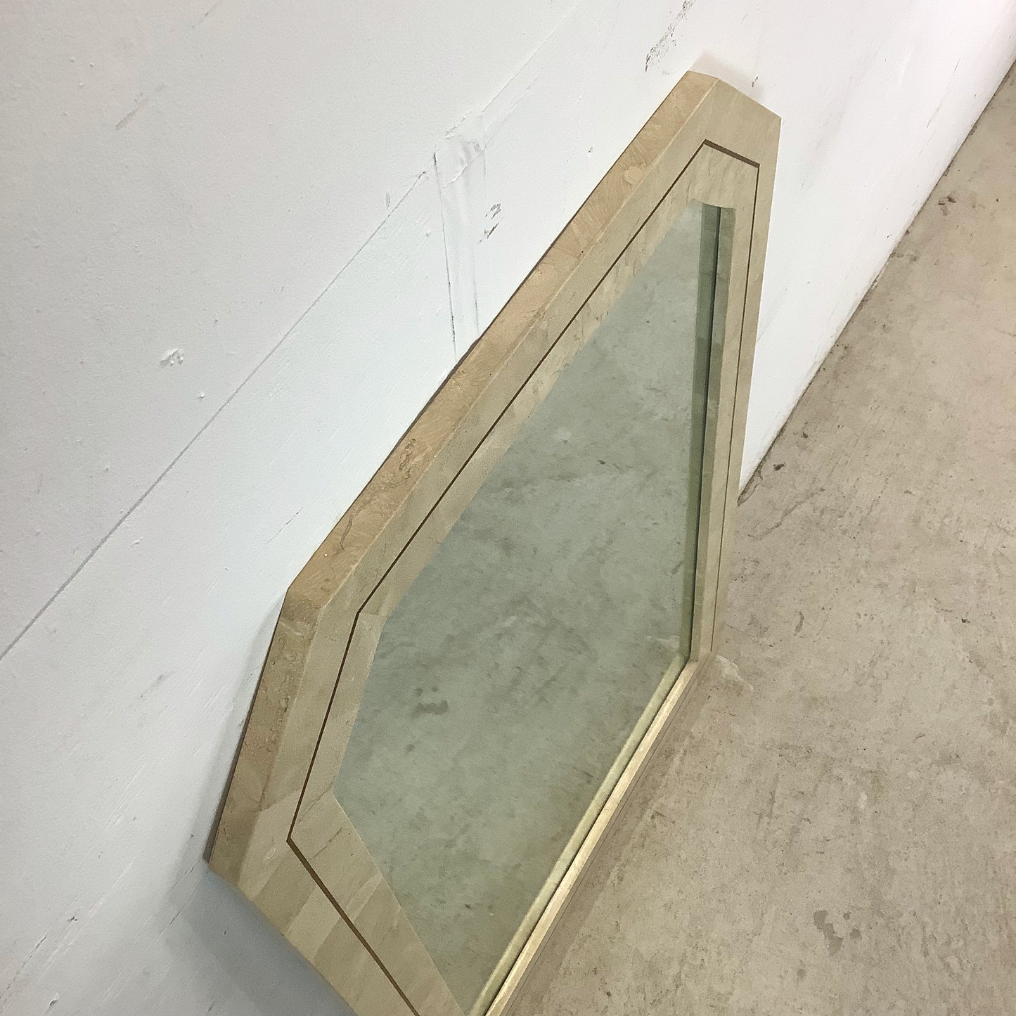 Vintage Tessellated Stone Wall Mirror