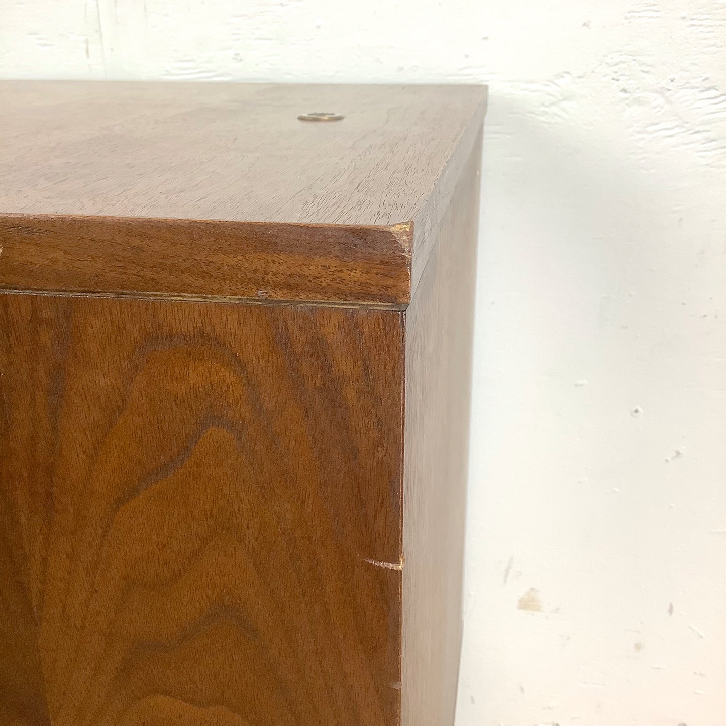 Mid-Century Teak Record Cabinet or Bedside Table