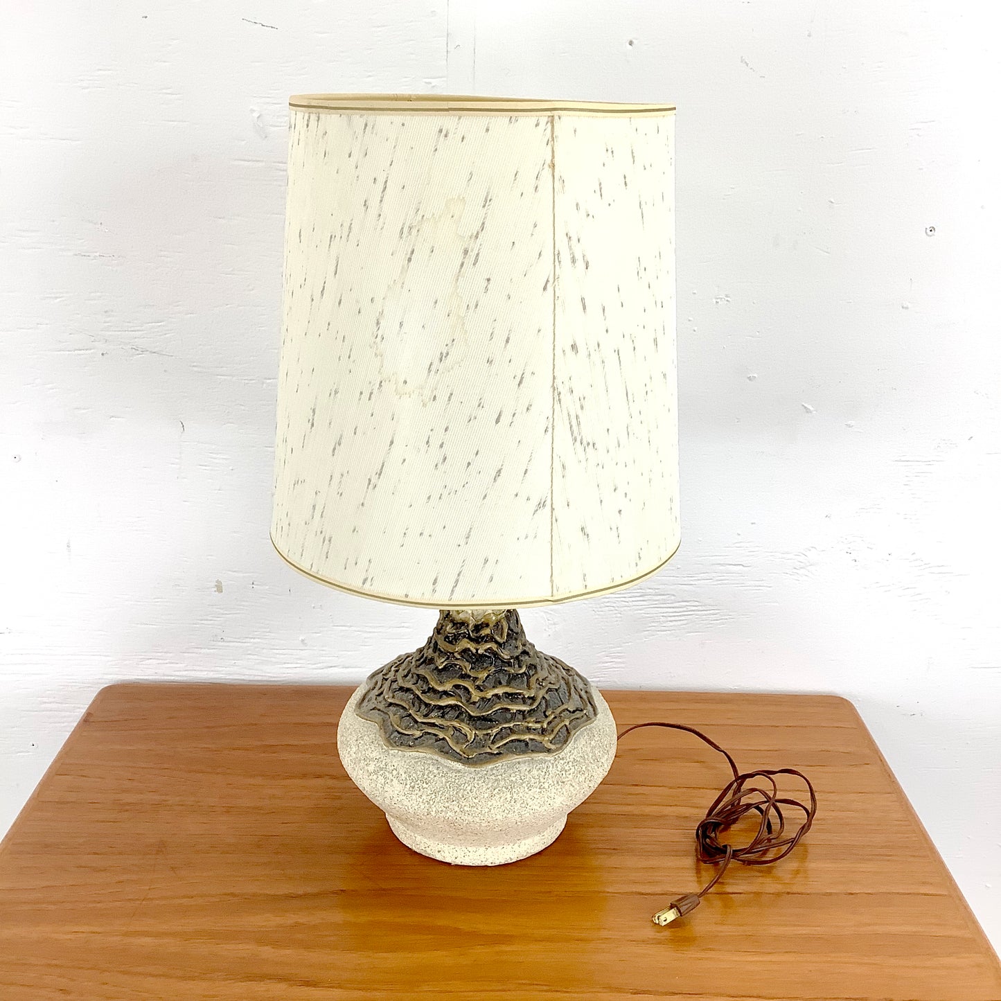 Danish Modern Studio Pottery Lamp – Sculptural Mid-Century Accent