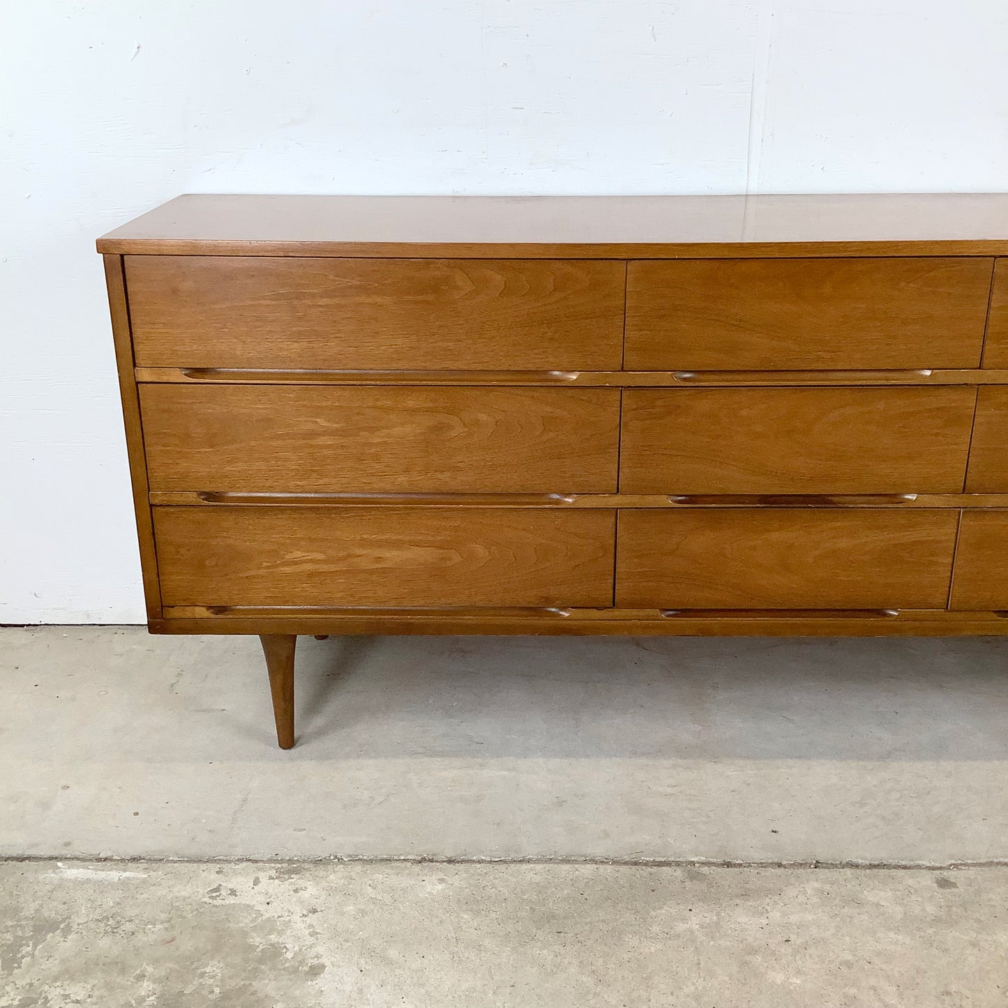 Mid-Century Nine Drawer Dresser