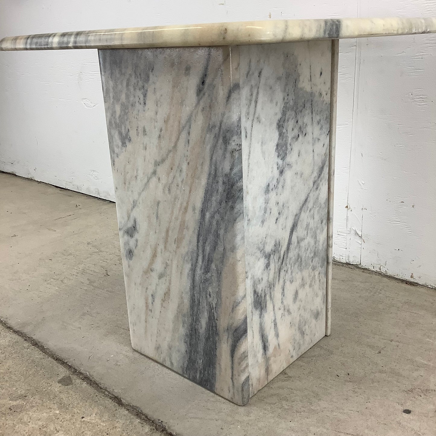 Vintage Modern Marble End Table