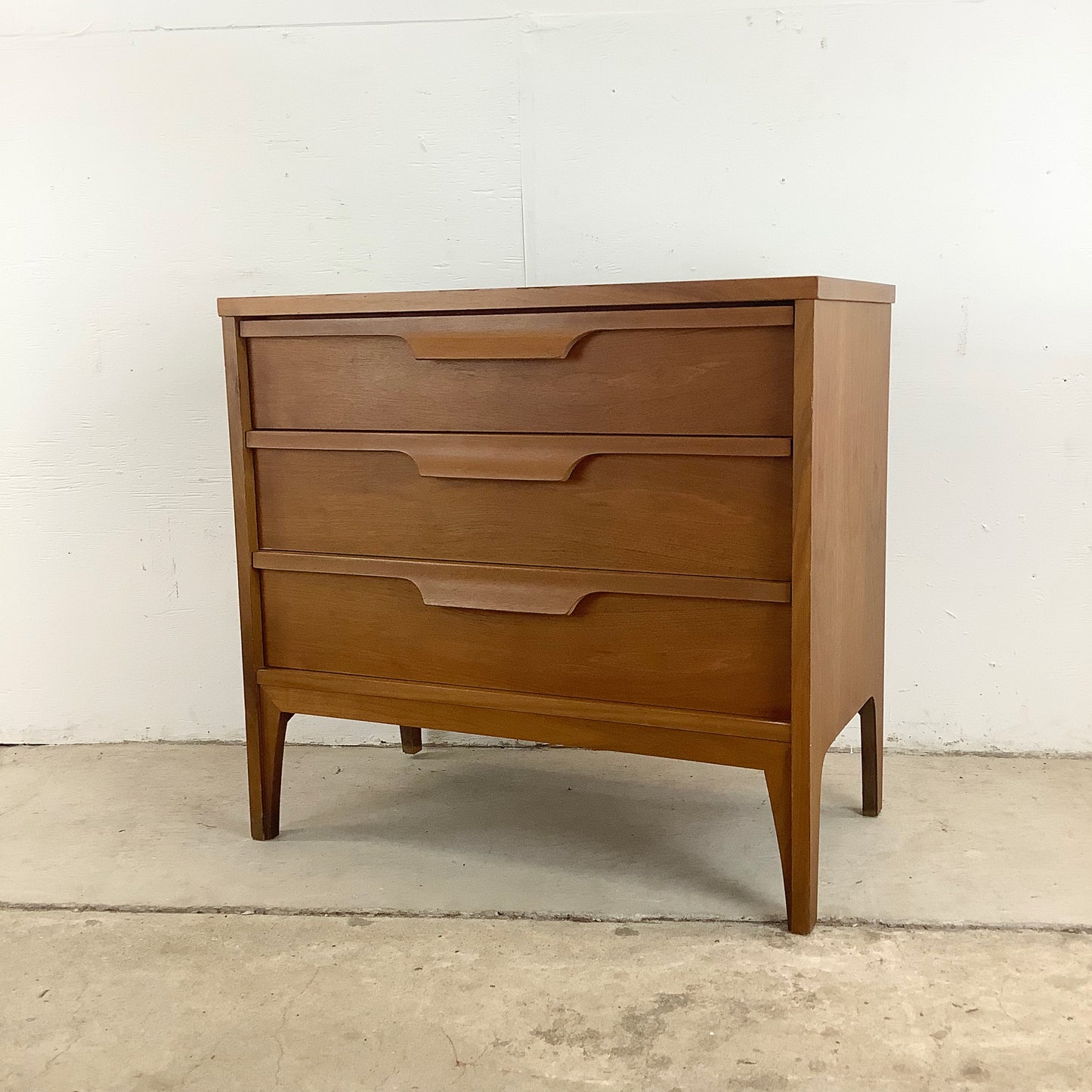 Mid-Century Three Drawer Dresser by Johnson Carper