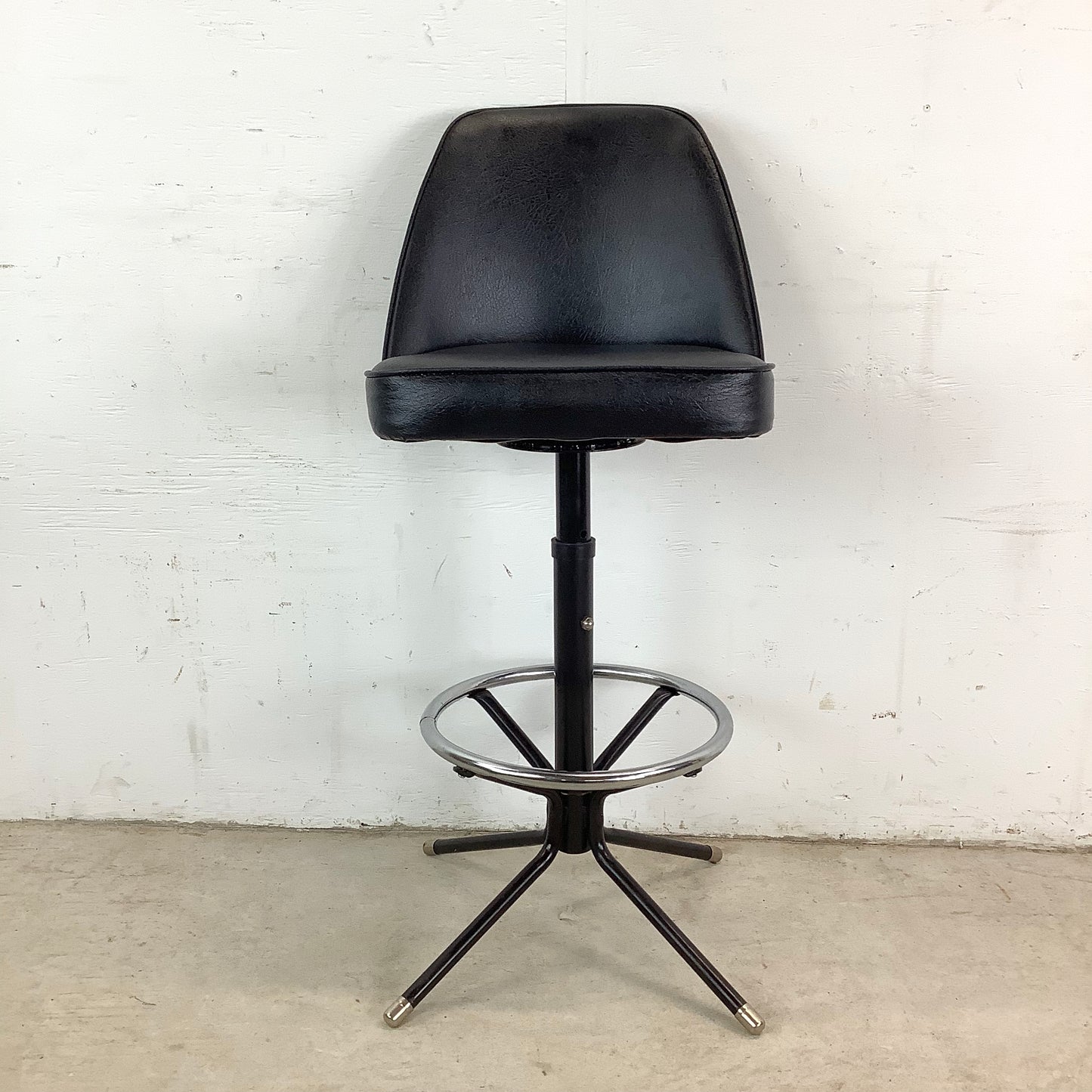 Mid-Century Swivel Barstool