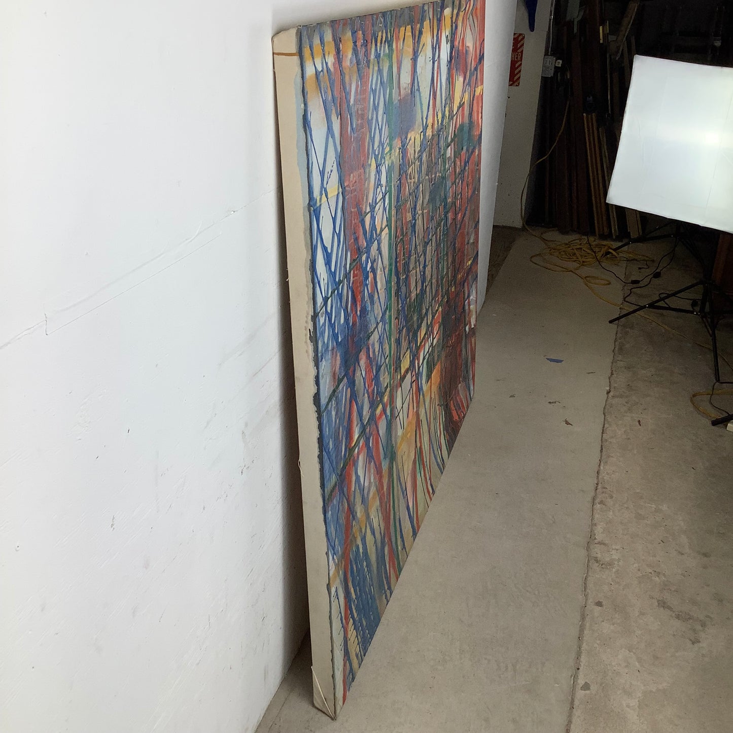 Large Contemporary Abstract Painting 70x59 – Architectural