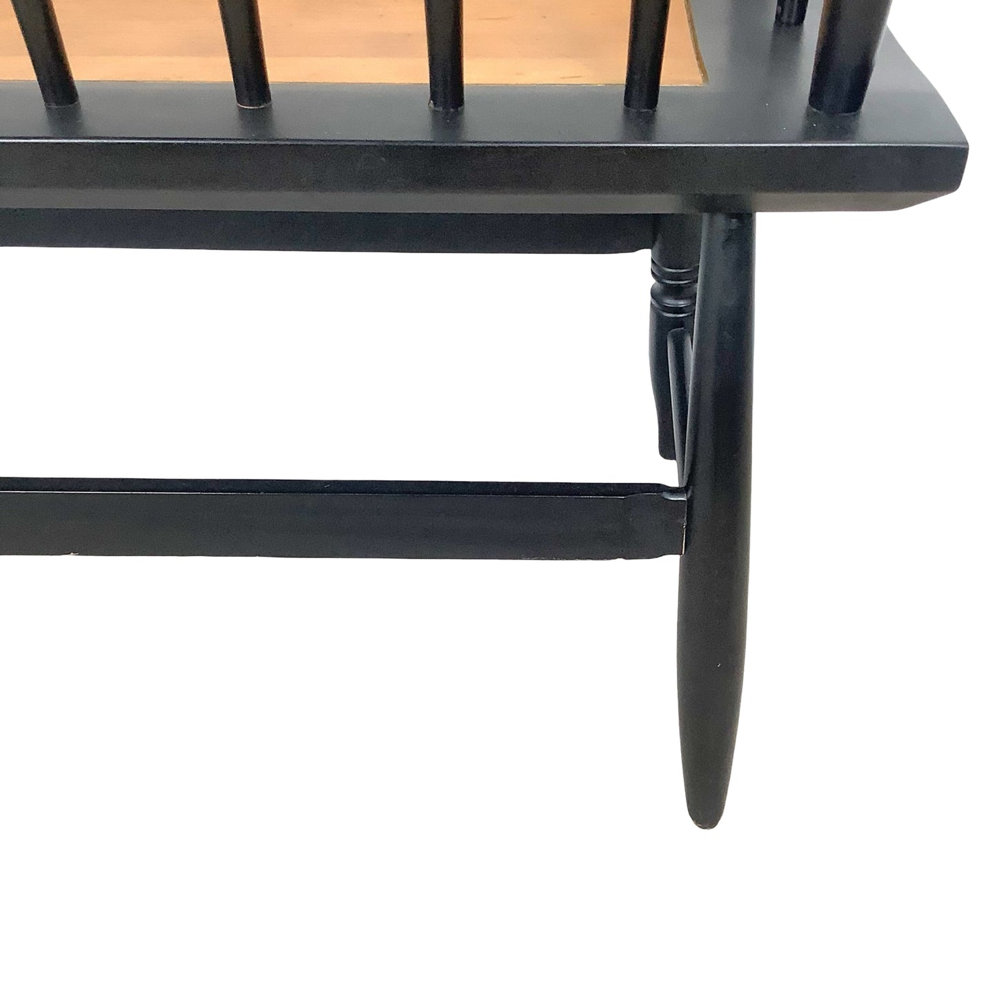 Vintage Hitchcock Style Stenciled Bench | Nichols & Stone Style Settee
