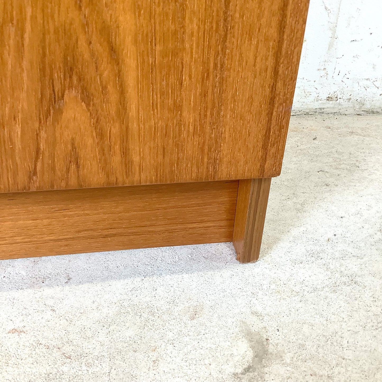  Vintage Scandinavian Modern Teak Bookcase with Lower Cabinet