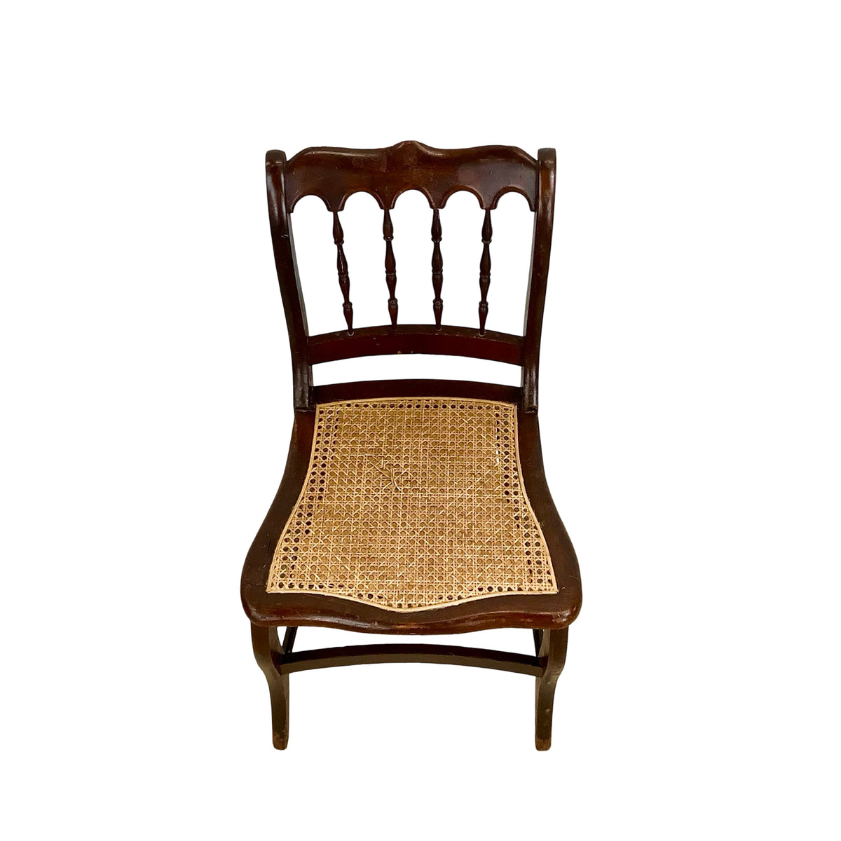 Antique Victorian Eastlake-Style Spindle-Back Side Chair