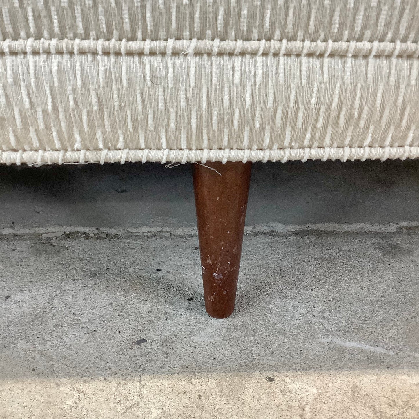 Striking Tufted Mid-Century Modern Sofa