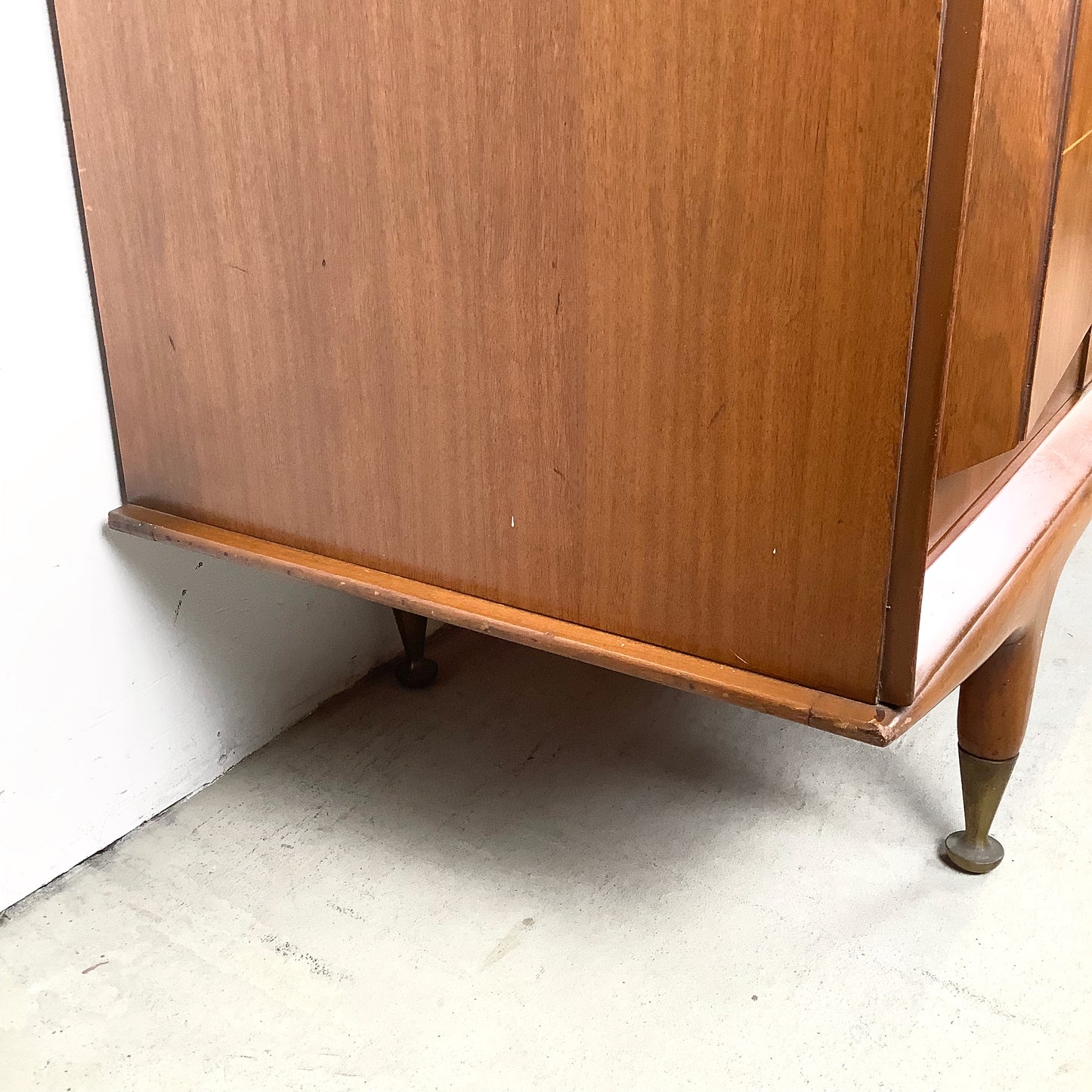 Mid-Century Modern Dresser with Hidden Drawer Storage