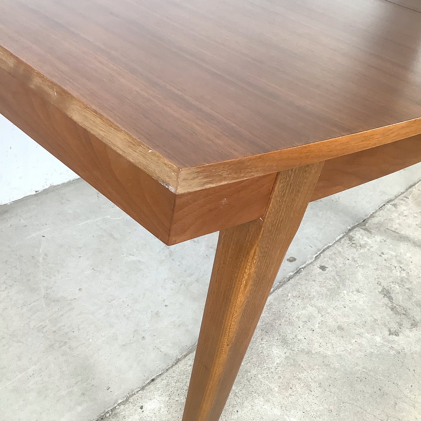 Vintage Young Manufacturing Co. Walnut Dining Table