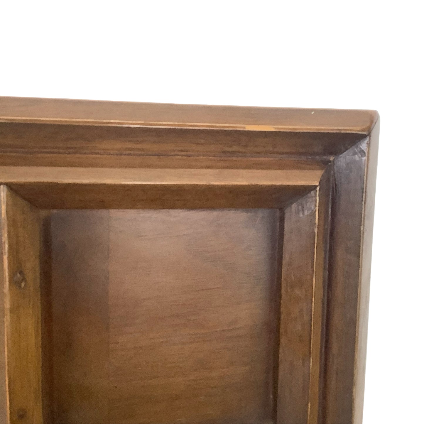 Mid-Century Modern Walnut Headboard | Vintage Full/Queen |GeometricDesign