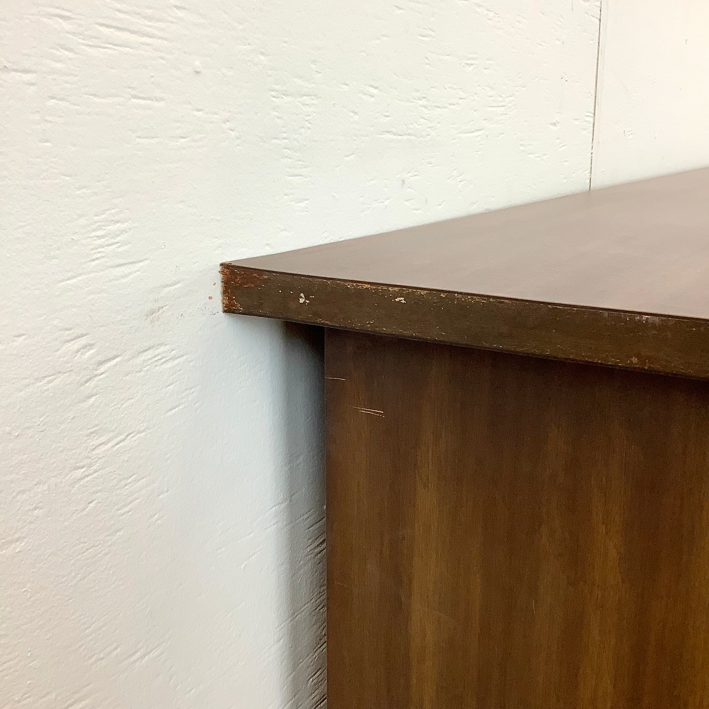 Mid-Century Six Drawer Writing Desk